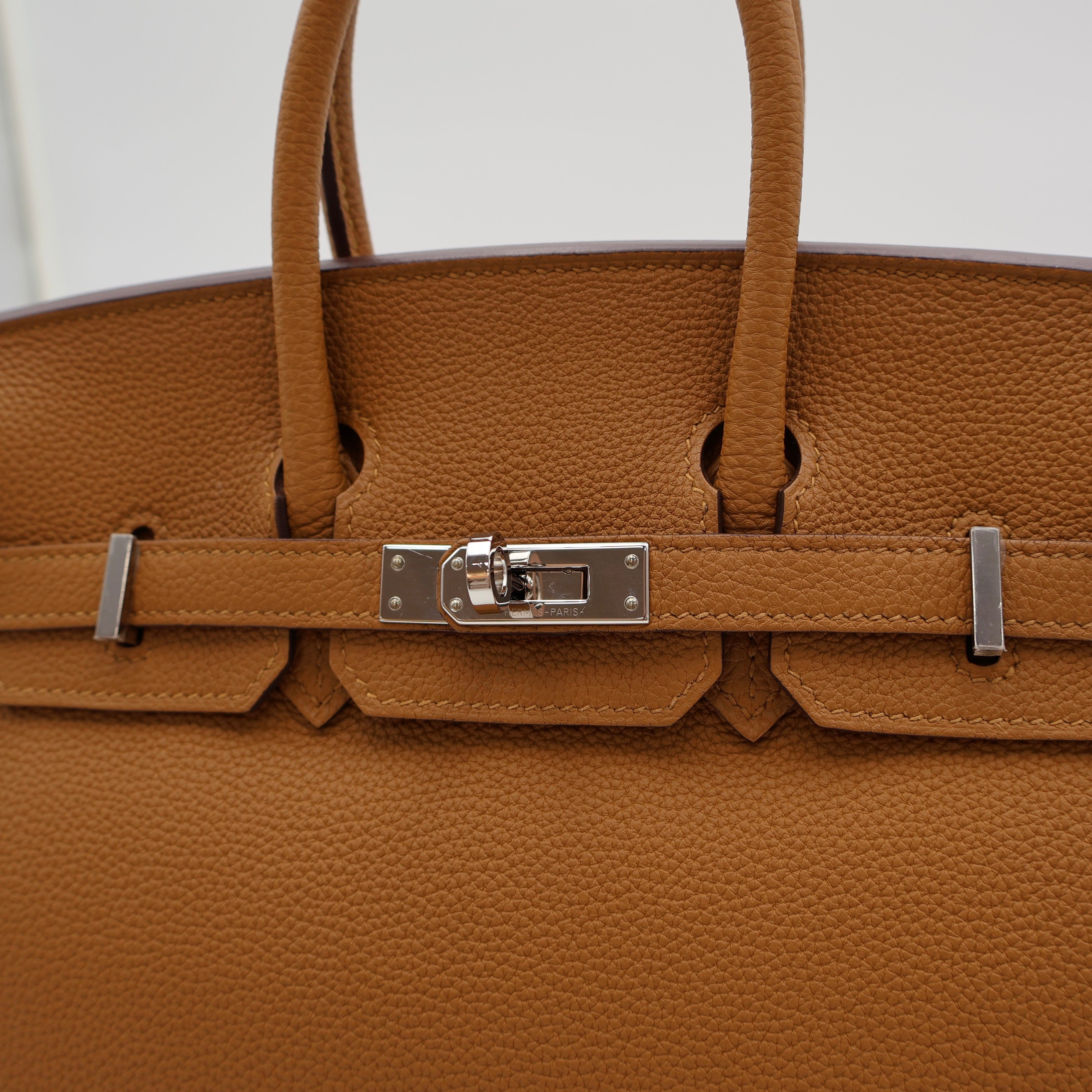 Hermès - Birkin 25 - Caramel verso lime