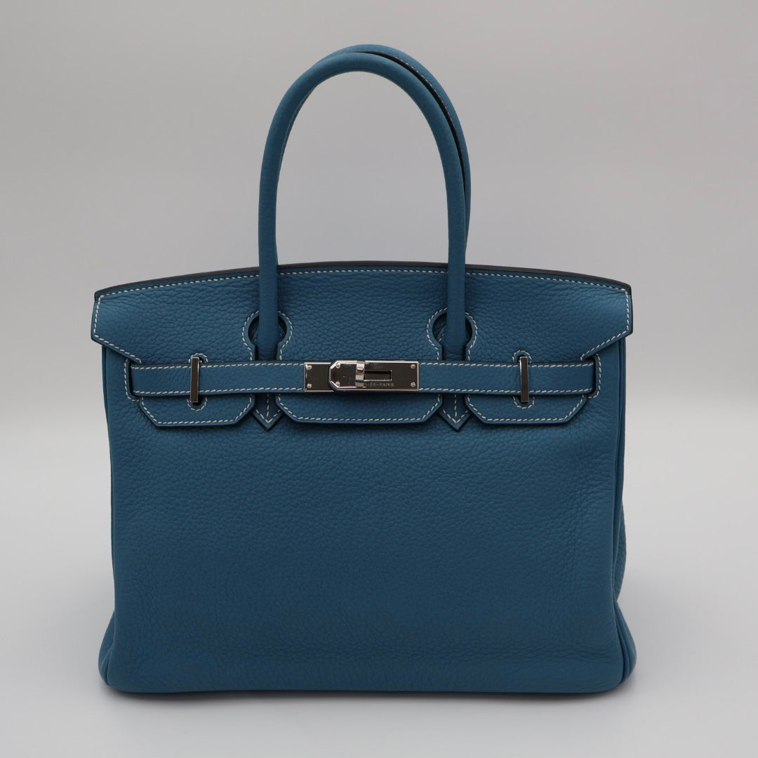 Hermès - Birkin 30 - Bleu jean