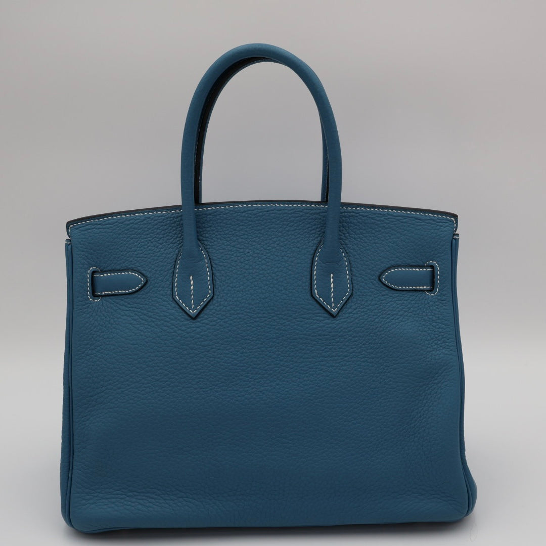 Hermès - Birkin 30 - Bleu jean