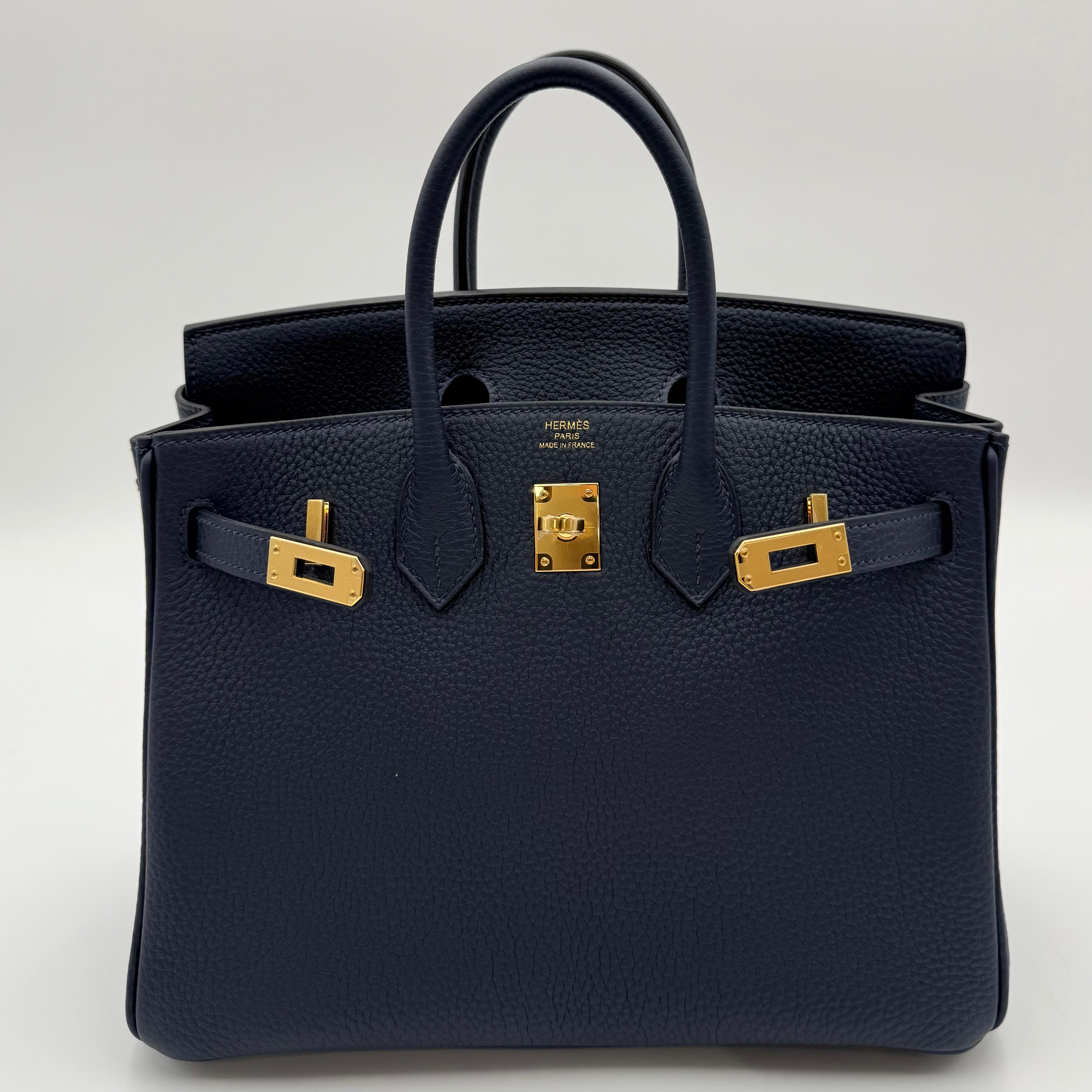 Hermès - Birkin 25 - Bleu abysse