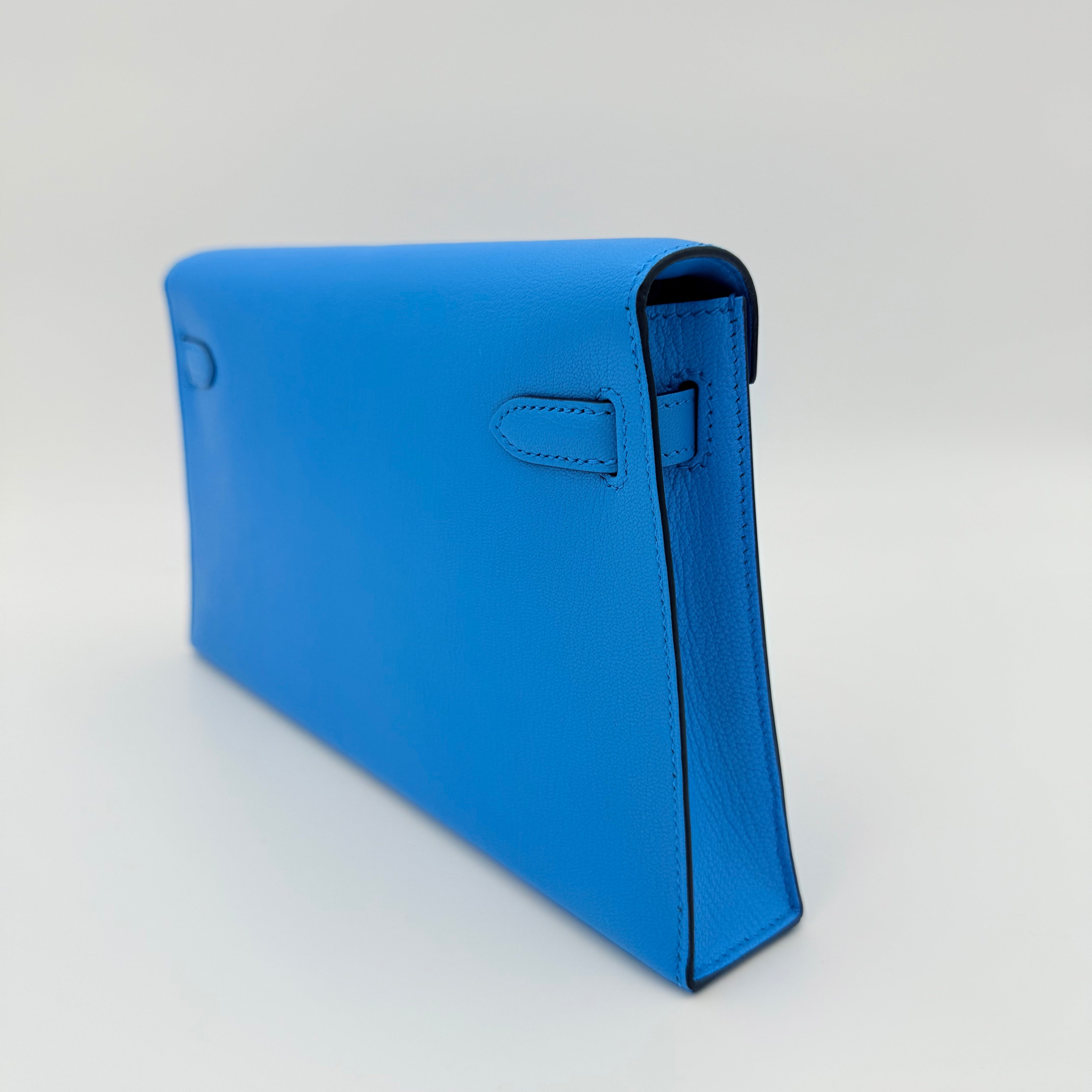 Hermès - Kelly élan - Bleu frida