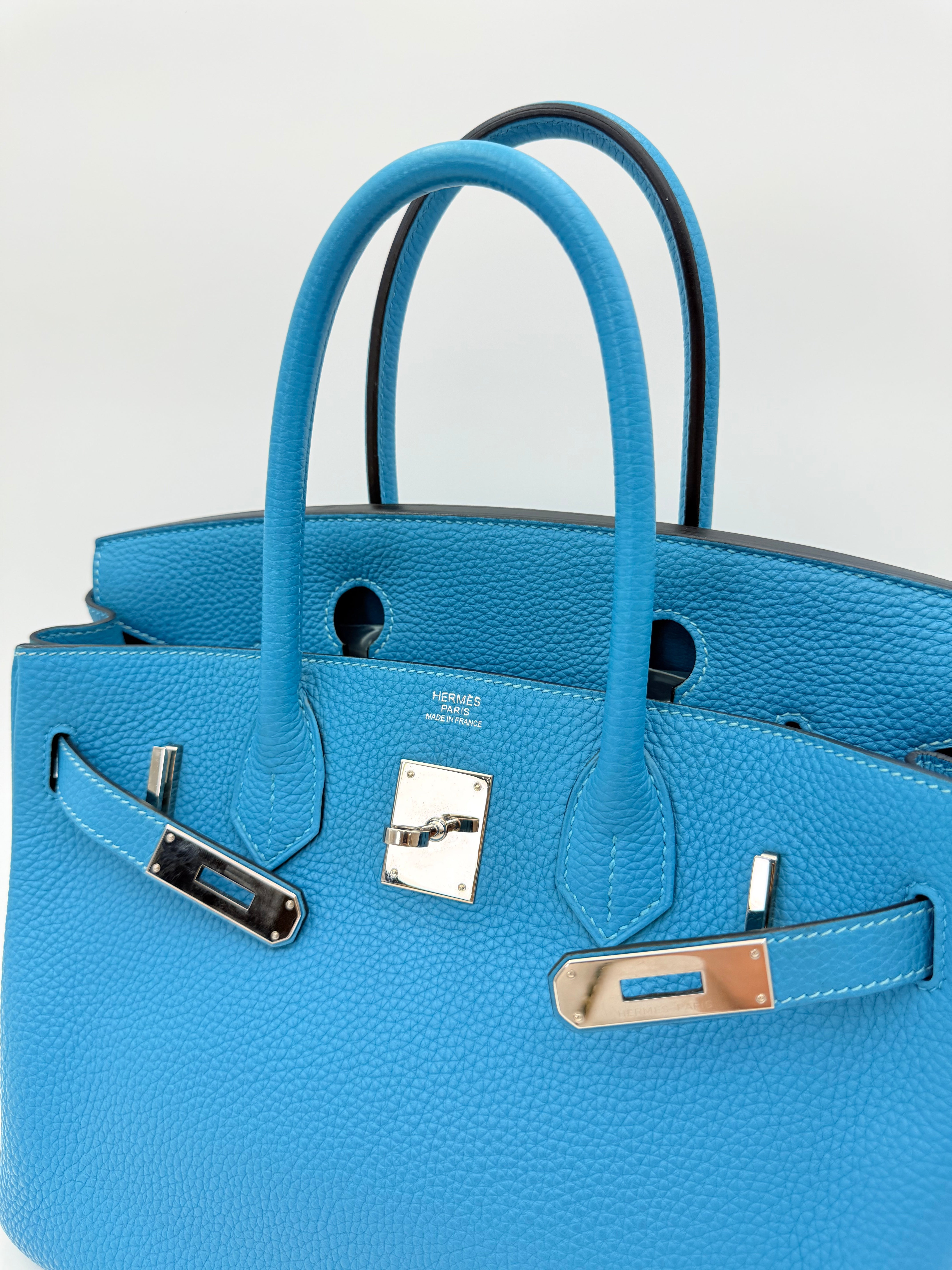 Hermès - Birkin 30 - Turquoise