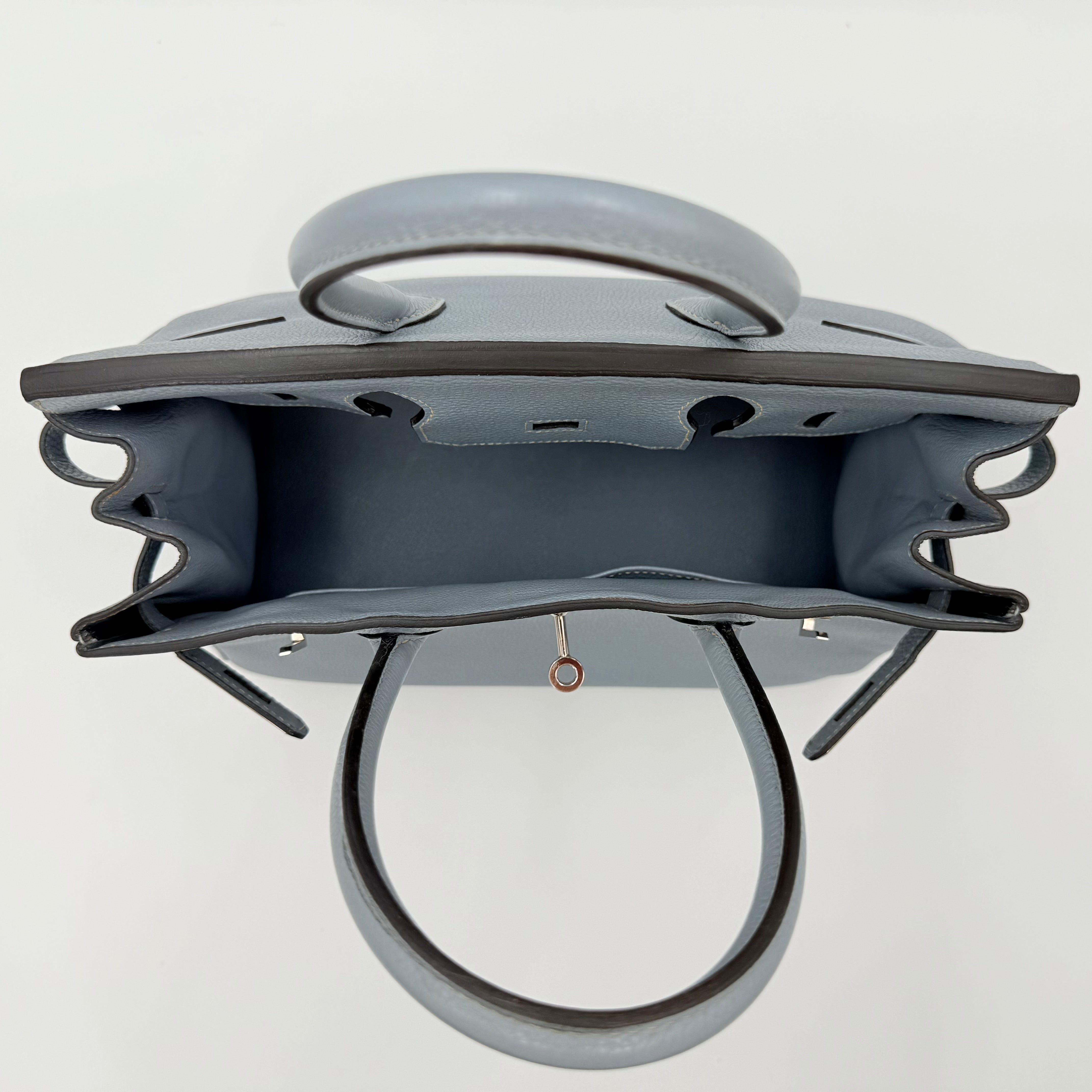 Hermès - Birkin 30 - Bleu lin