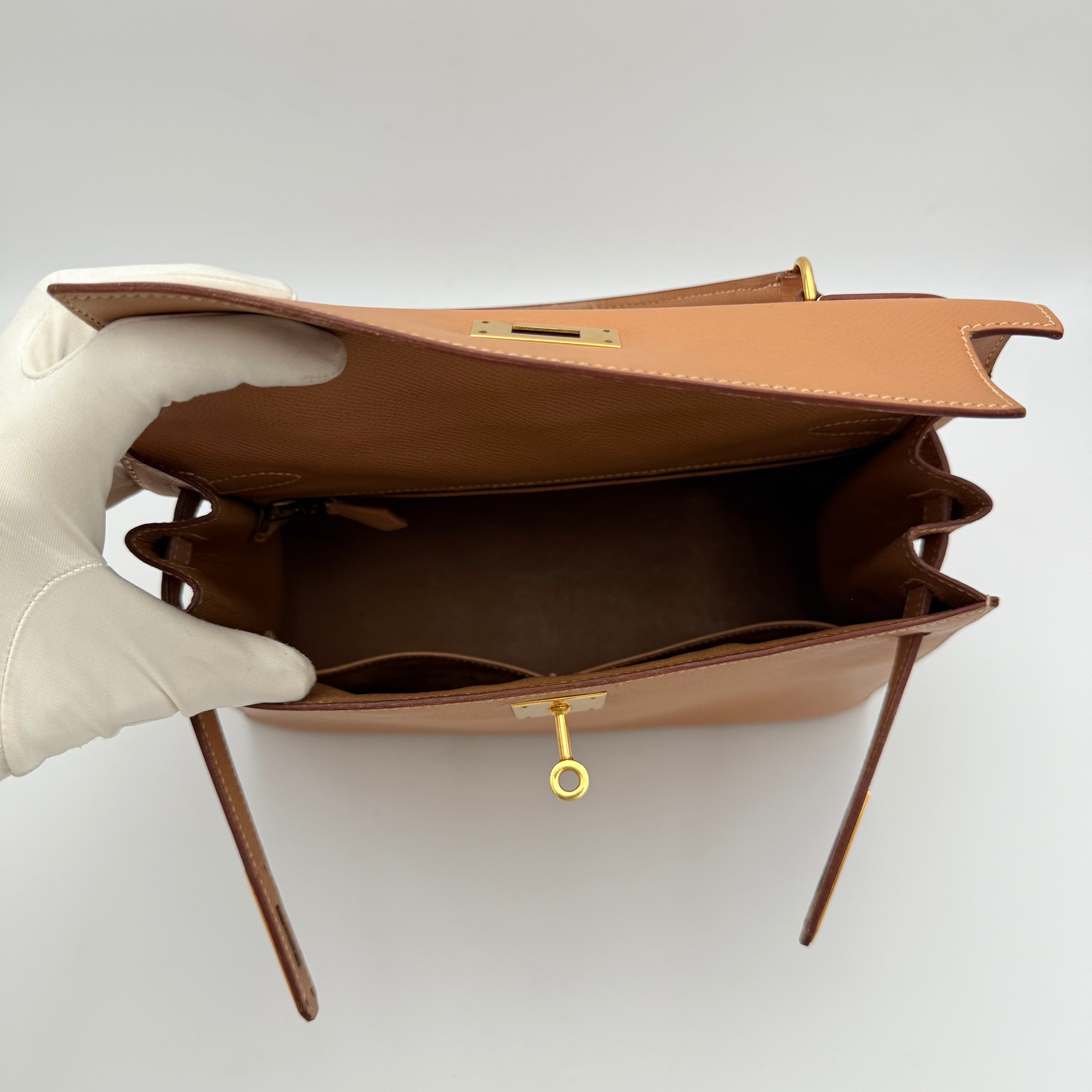 Hermès - Kelly 28 - Sable naturel