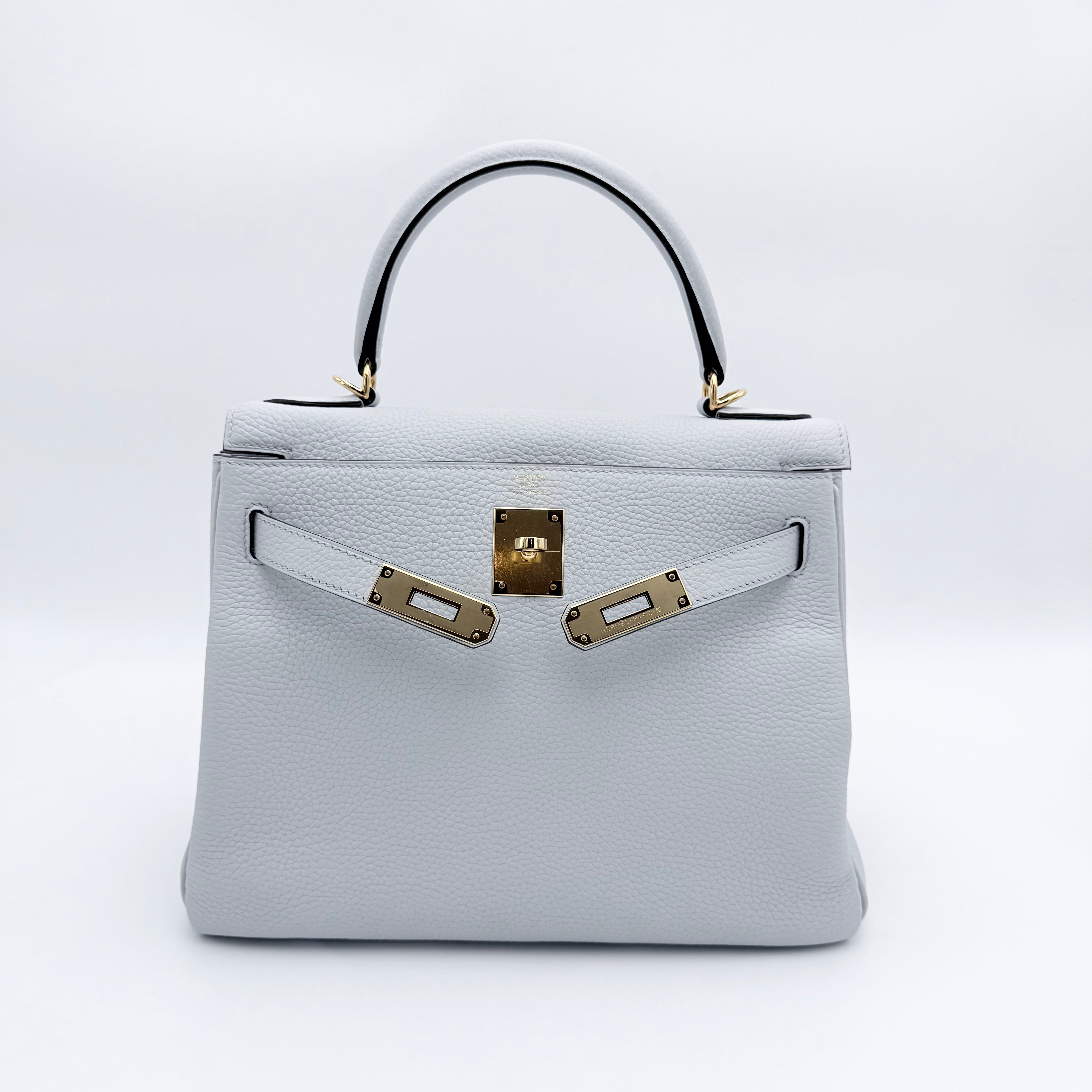 Hermès - Kelly 28 -Bleu pâle