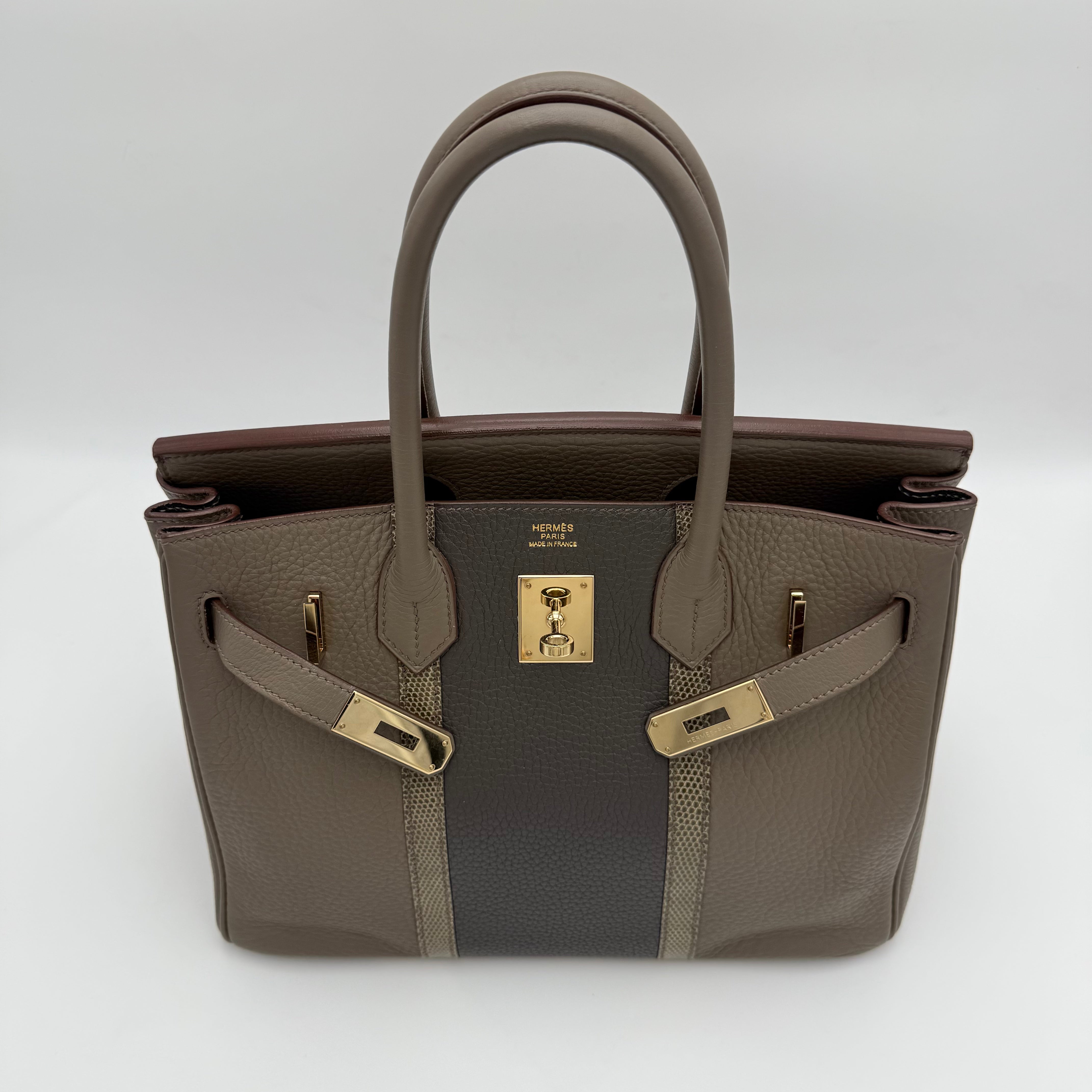 Hermès - Birkin 30 "Le club" - étain