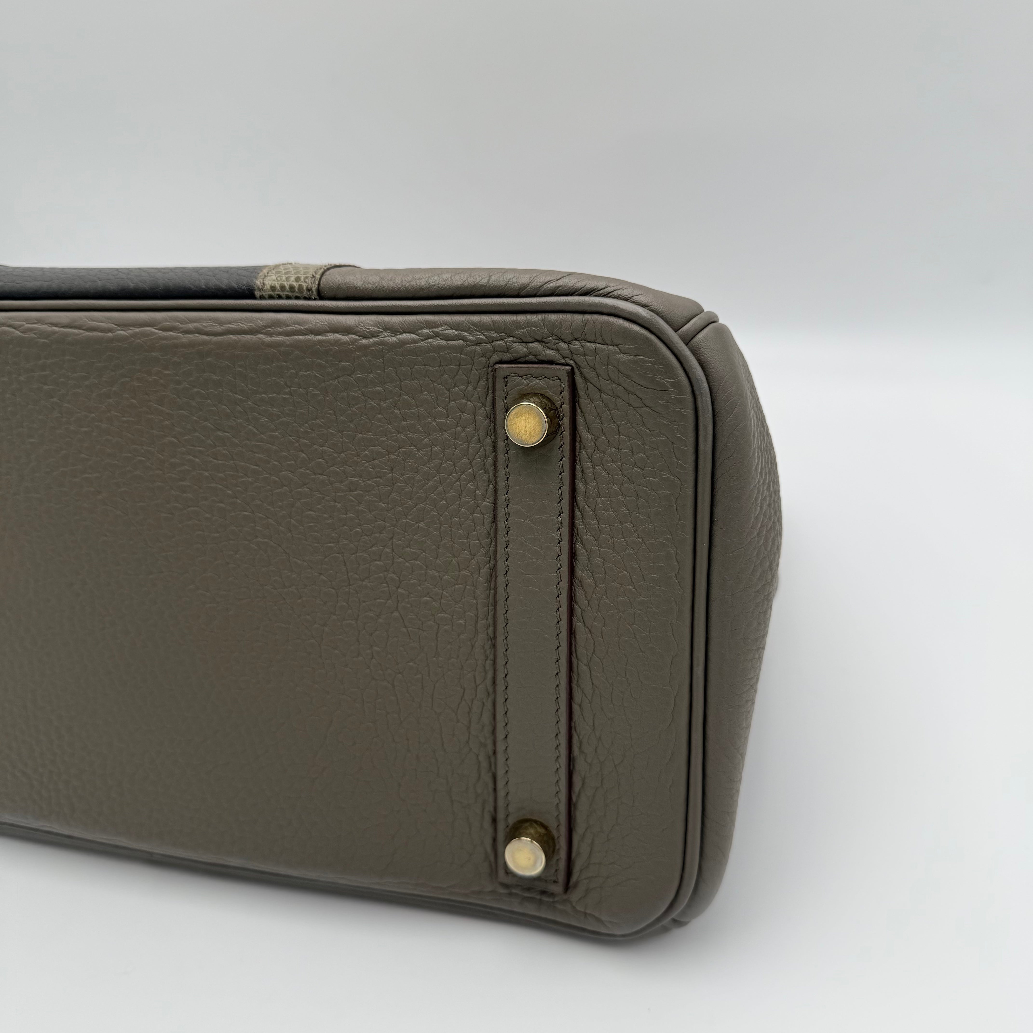 Hermès - Birkin 30 "Le club" - étain