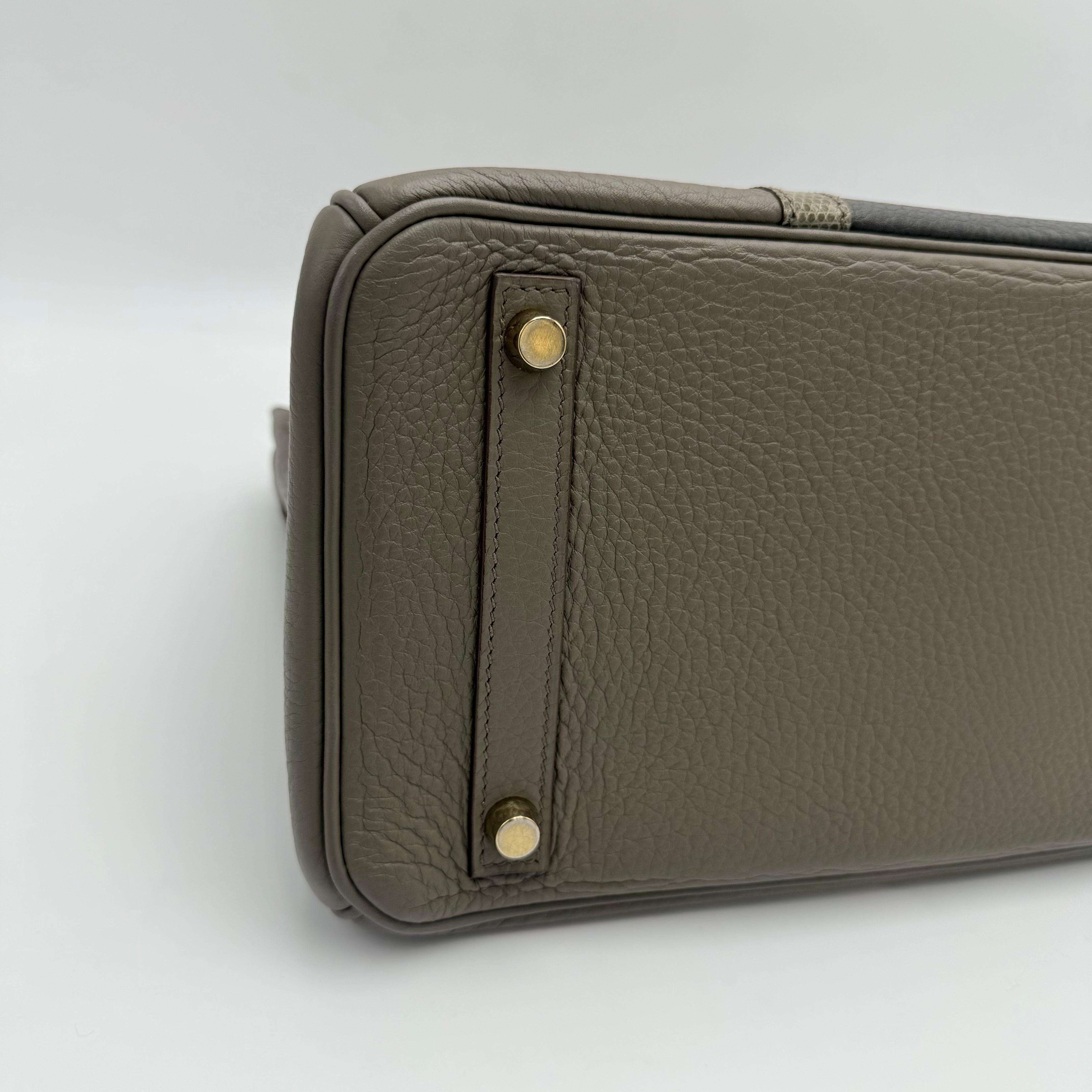 Hermès - Birkin 30 "Le club" - étain