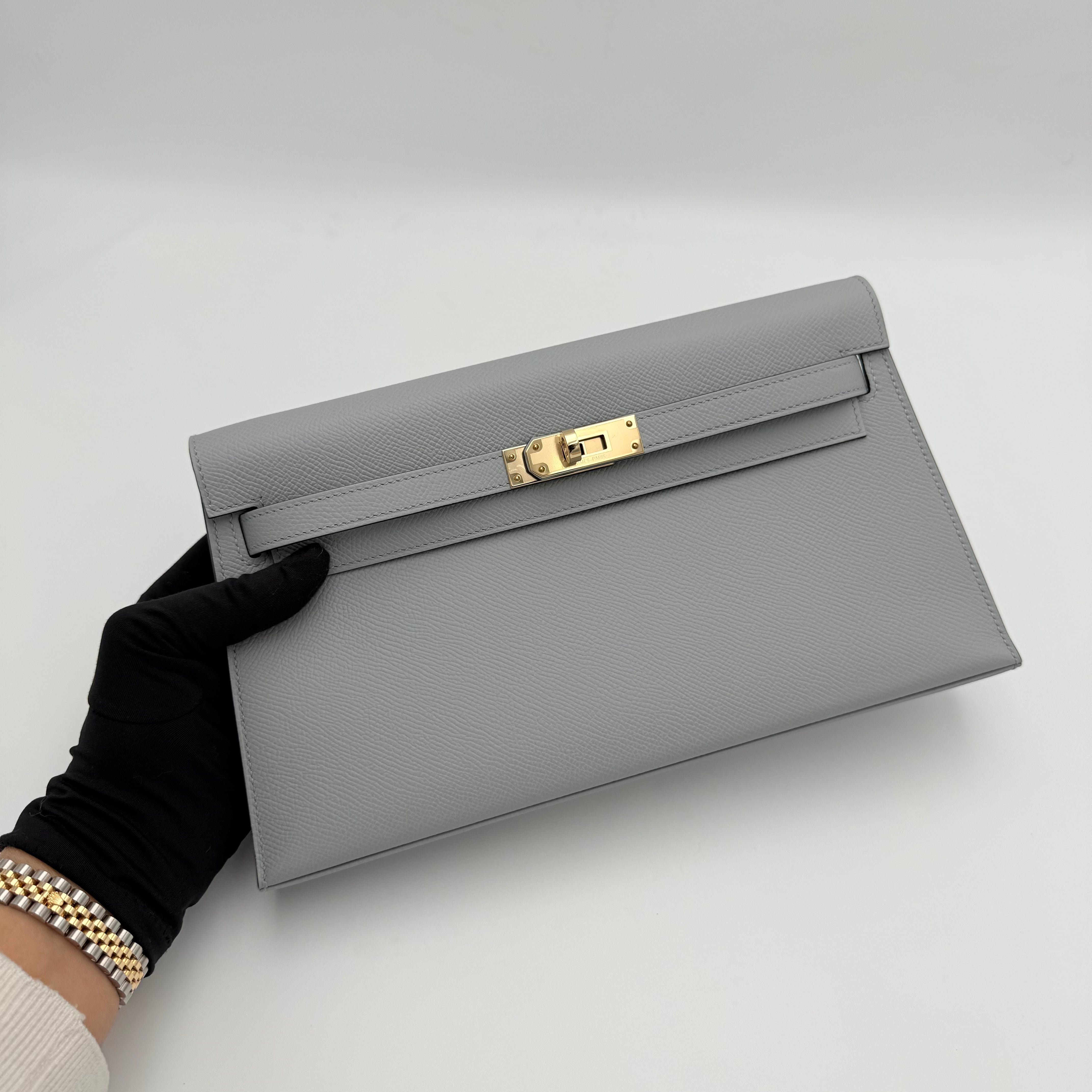 Hermès - Kelly Élan - Bleu glacier