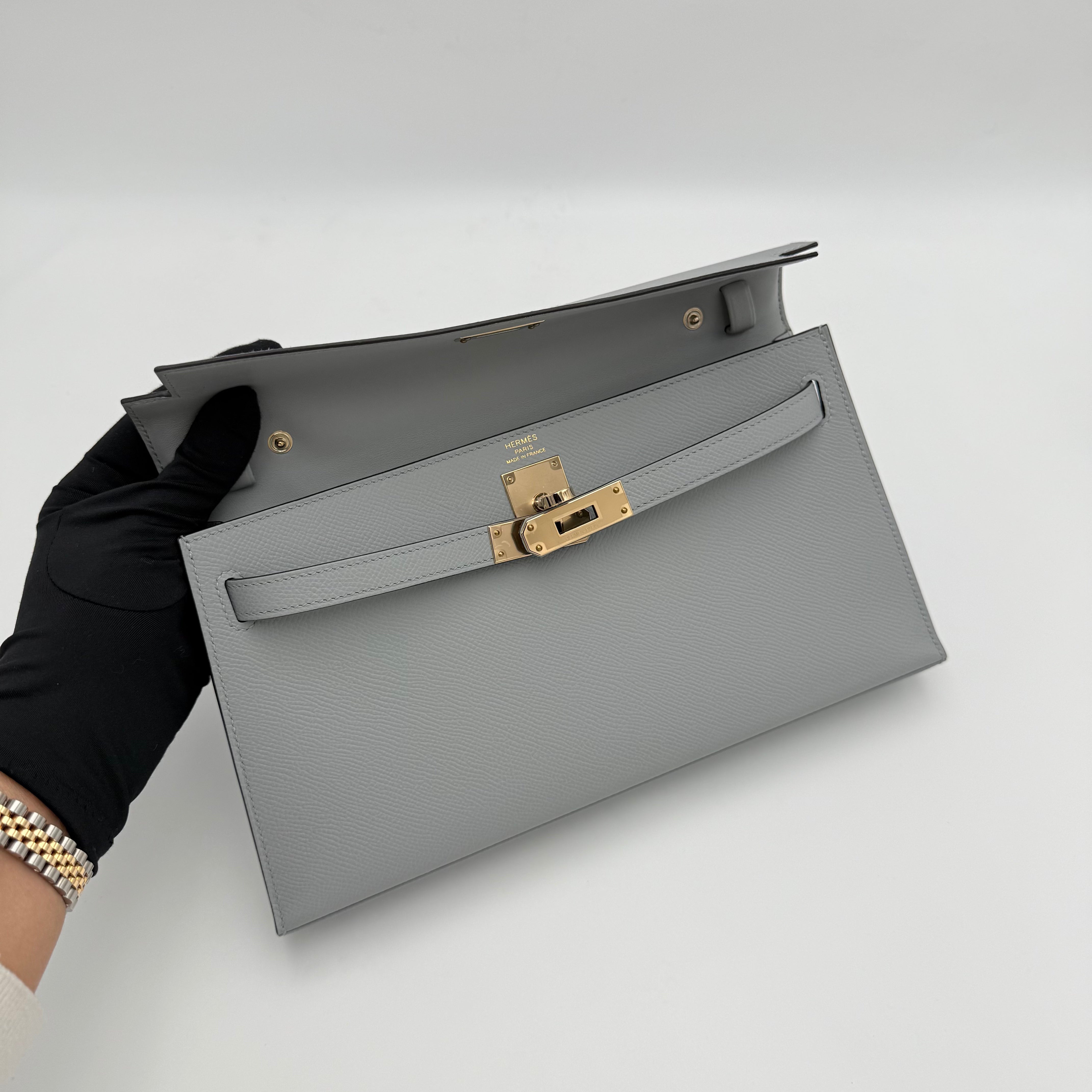 Hermès - Kelly Élan - Bleu glacier