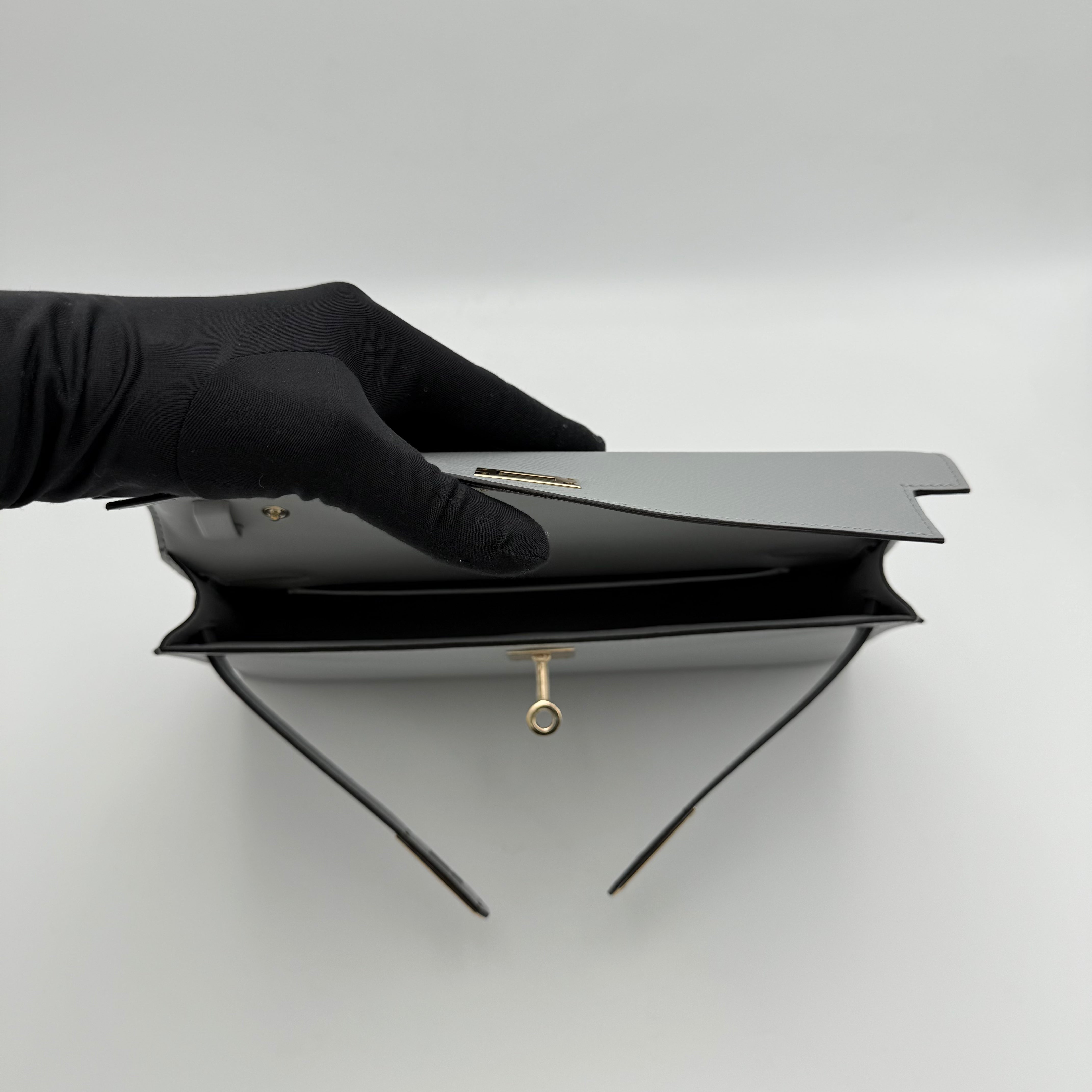 Hermès - Kelly Élan - Bleu glacier