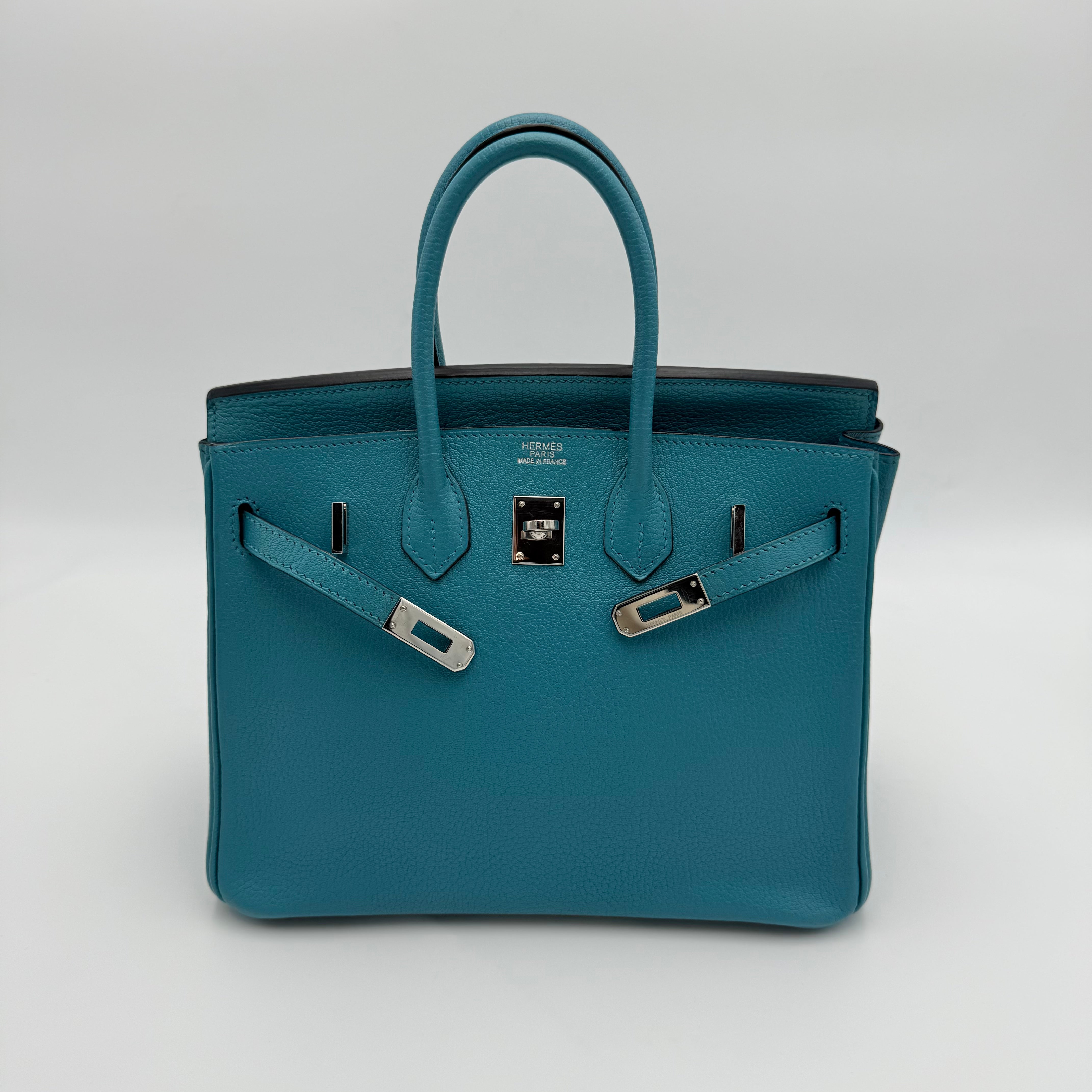 HERMÈS - BIRKIN 25 - TURQUOISE
