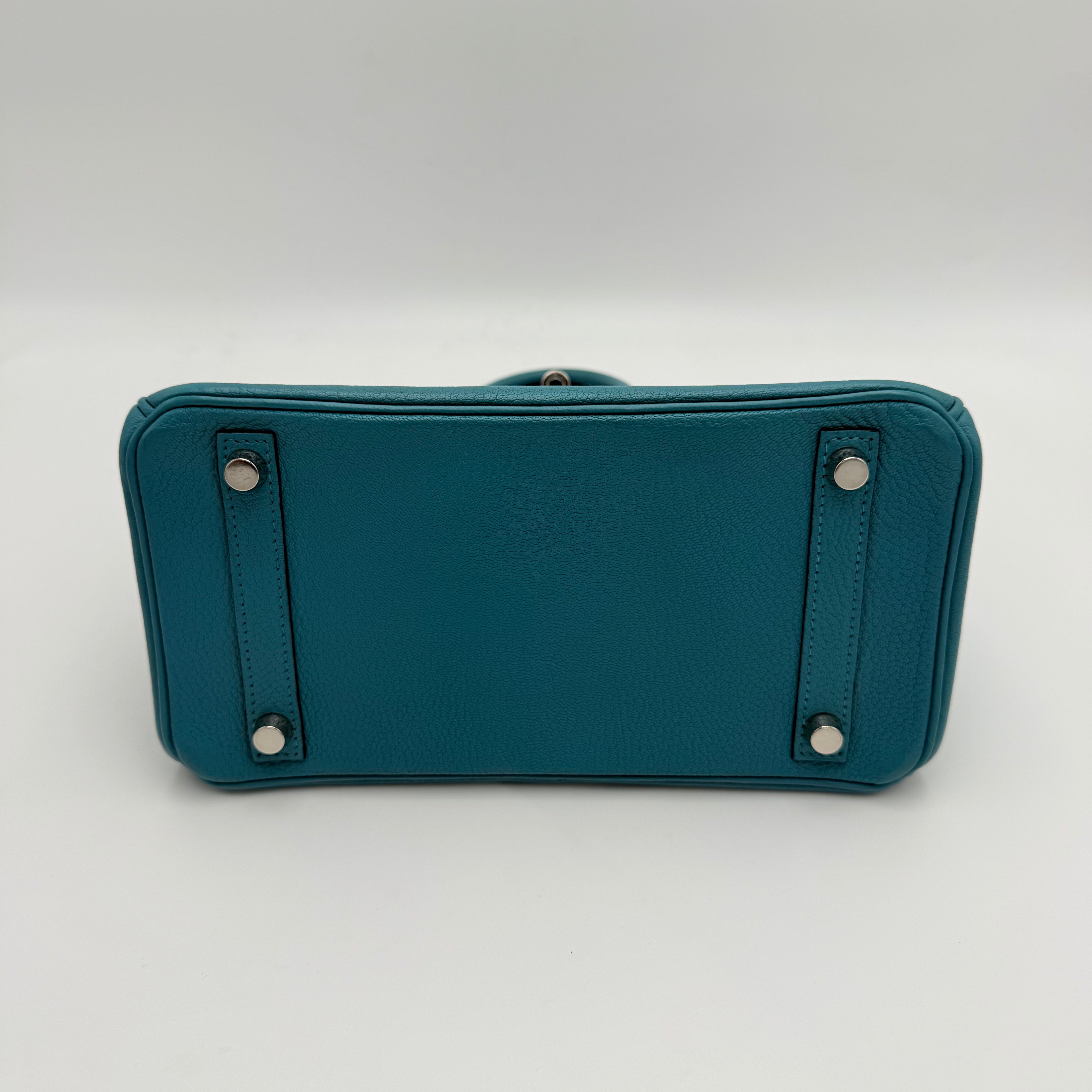 HERMÈS - BIRKIN 25 - TURQUOISE