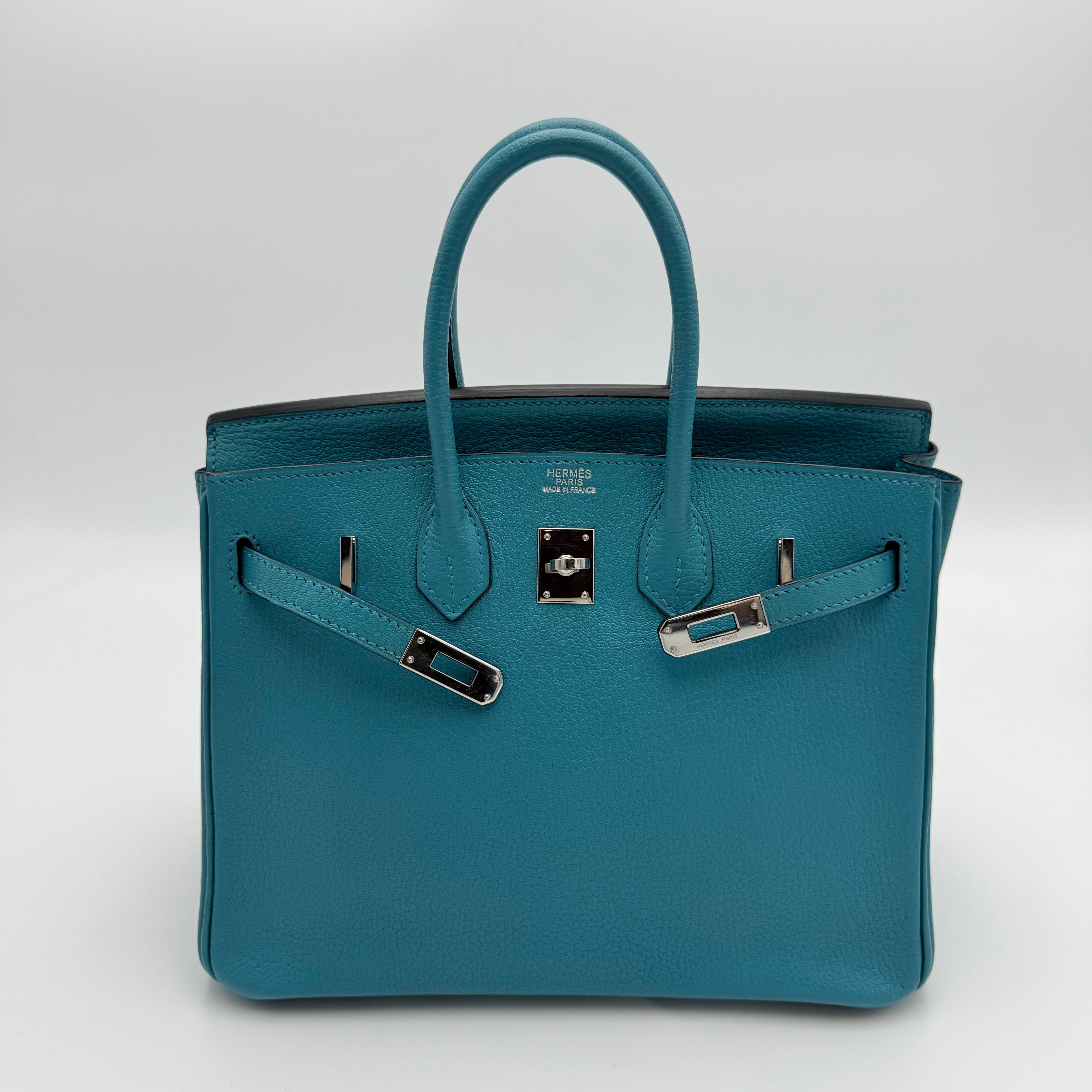 HERMÈS - BIRKIN 25 - TURQUOISE