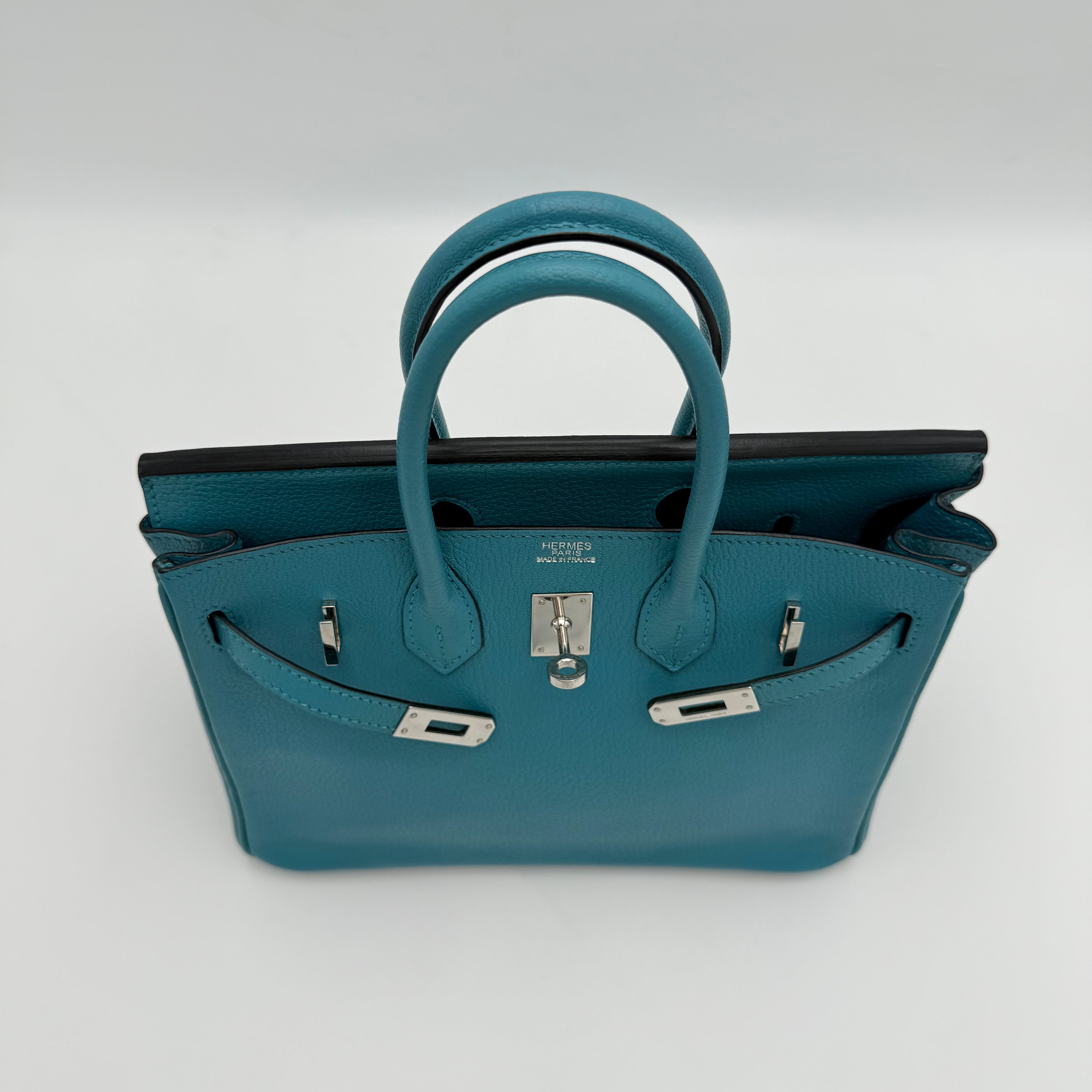 HERMÈS - BIRKIN 25 - TURQUOISE