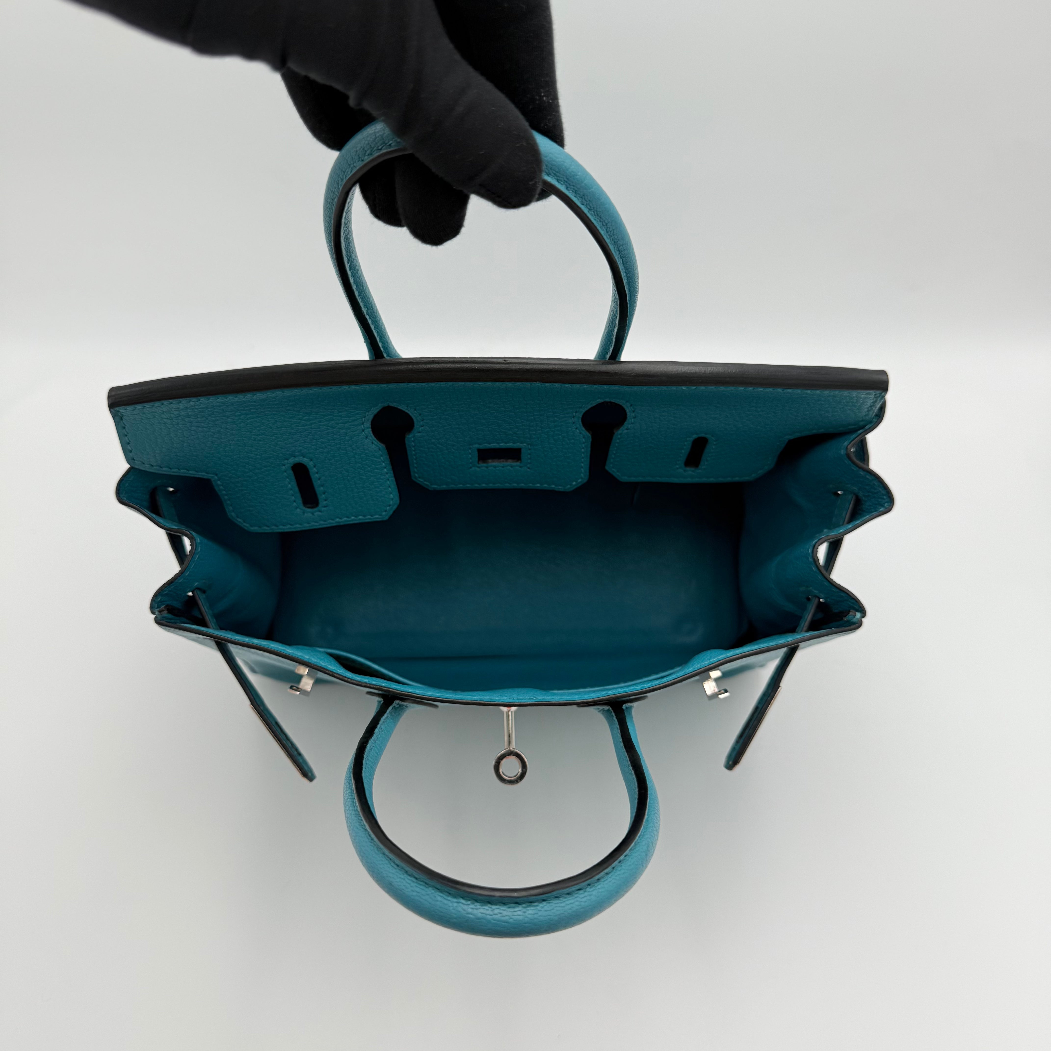 HERMÈS - BIRKIN 25 - TURQUOISE