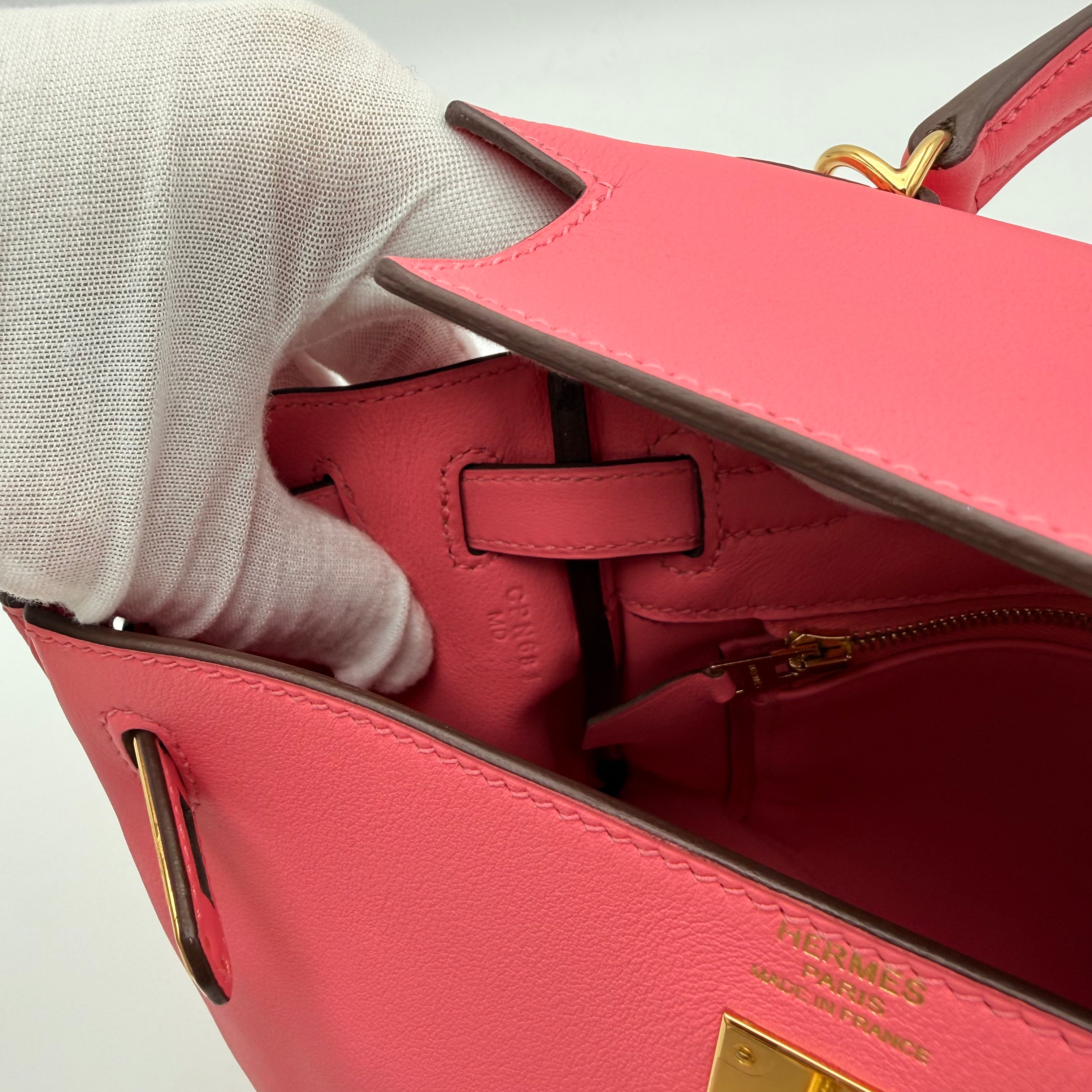 Hermès - Kelly 25 - Rose azalée