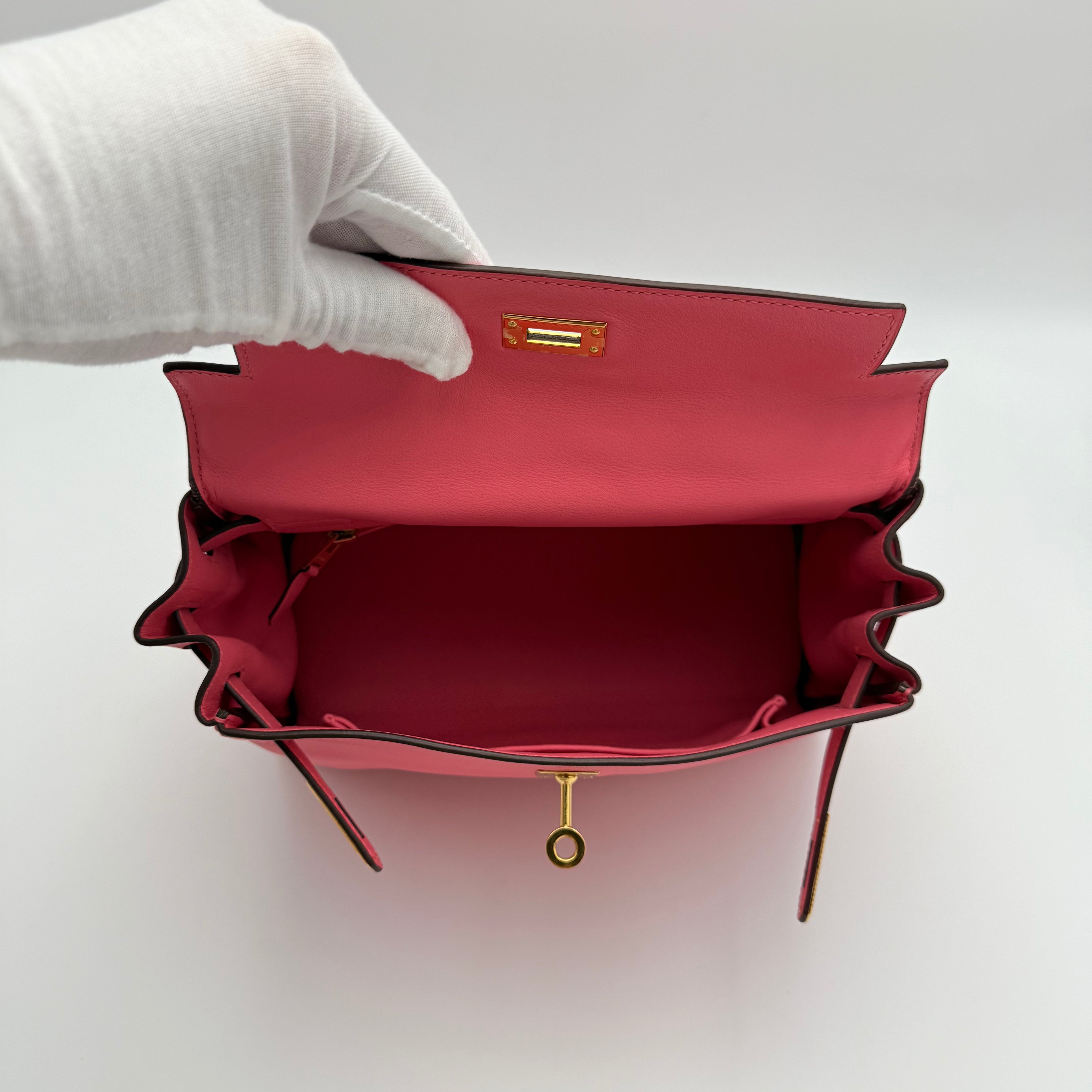 Hermès - Kelly 25 - Rose azalée