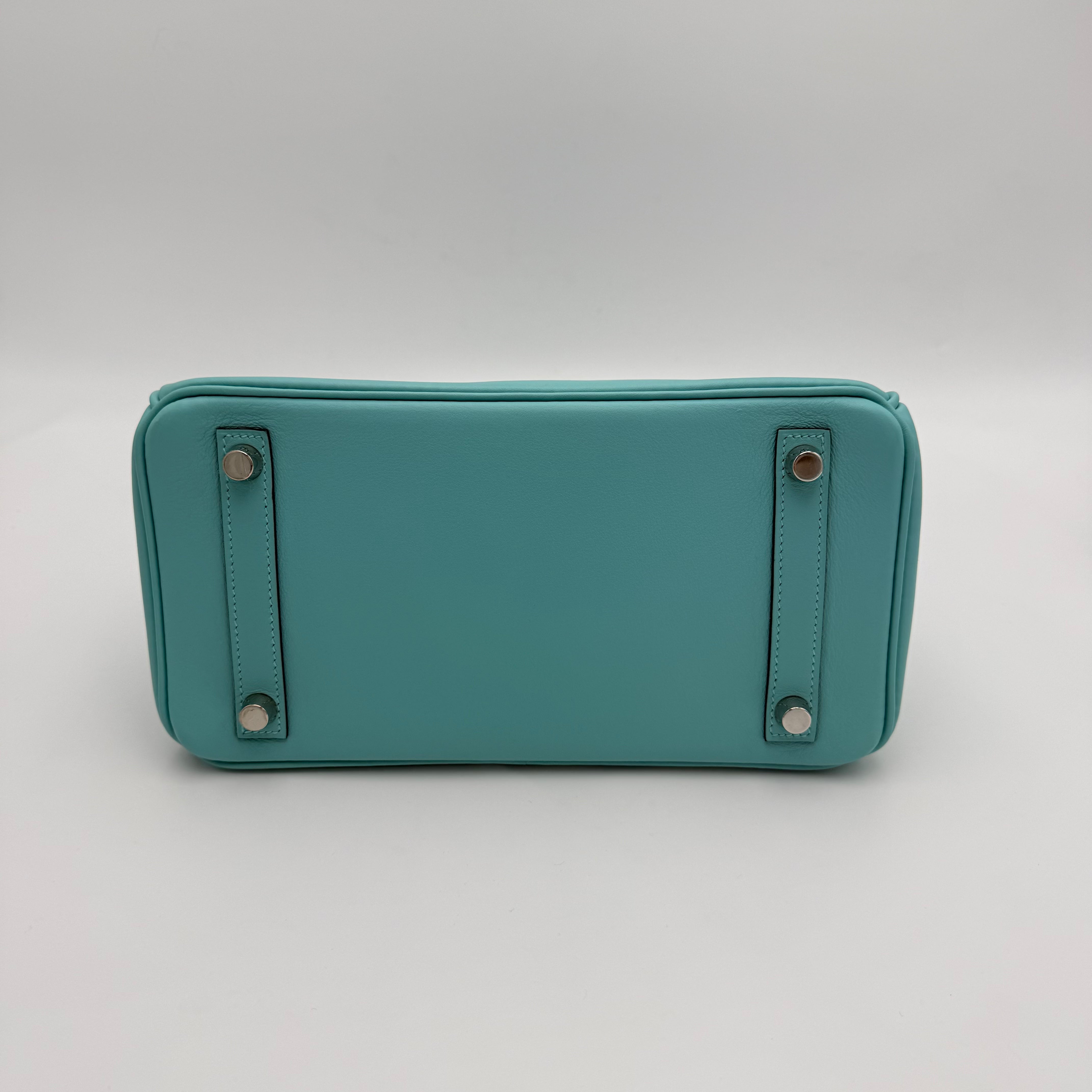 Hermès - Birkin 25 - Bleu atoll