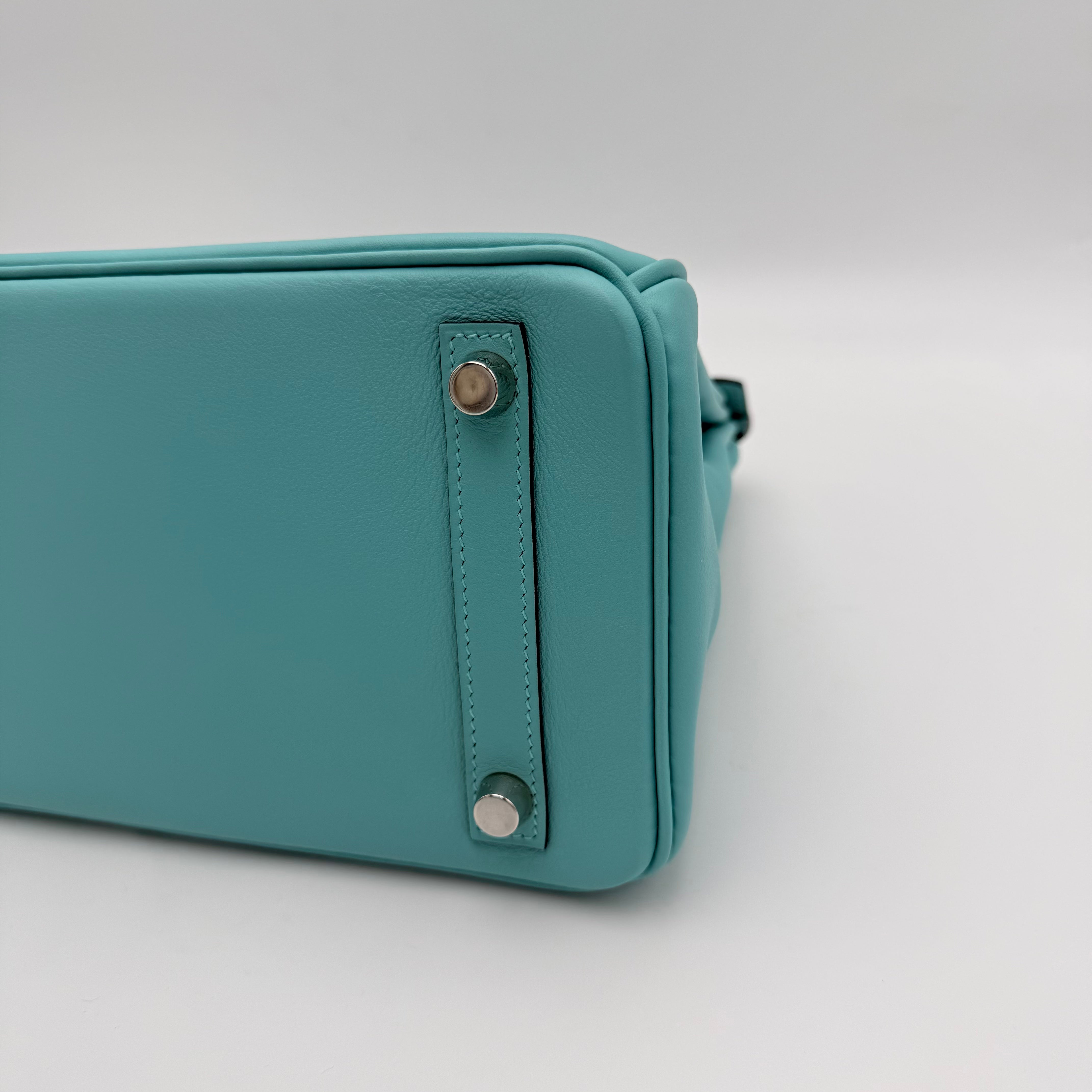 Hermès - Birkin 25 - Bleu atoll