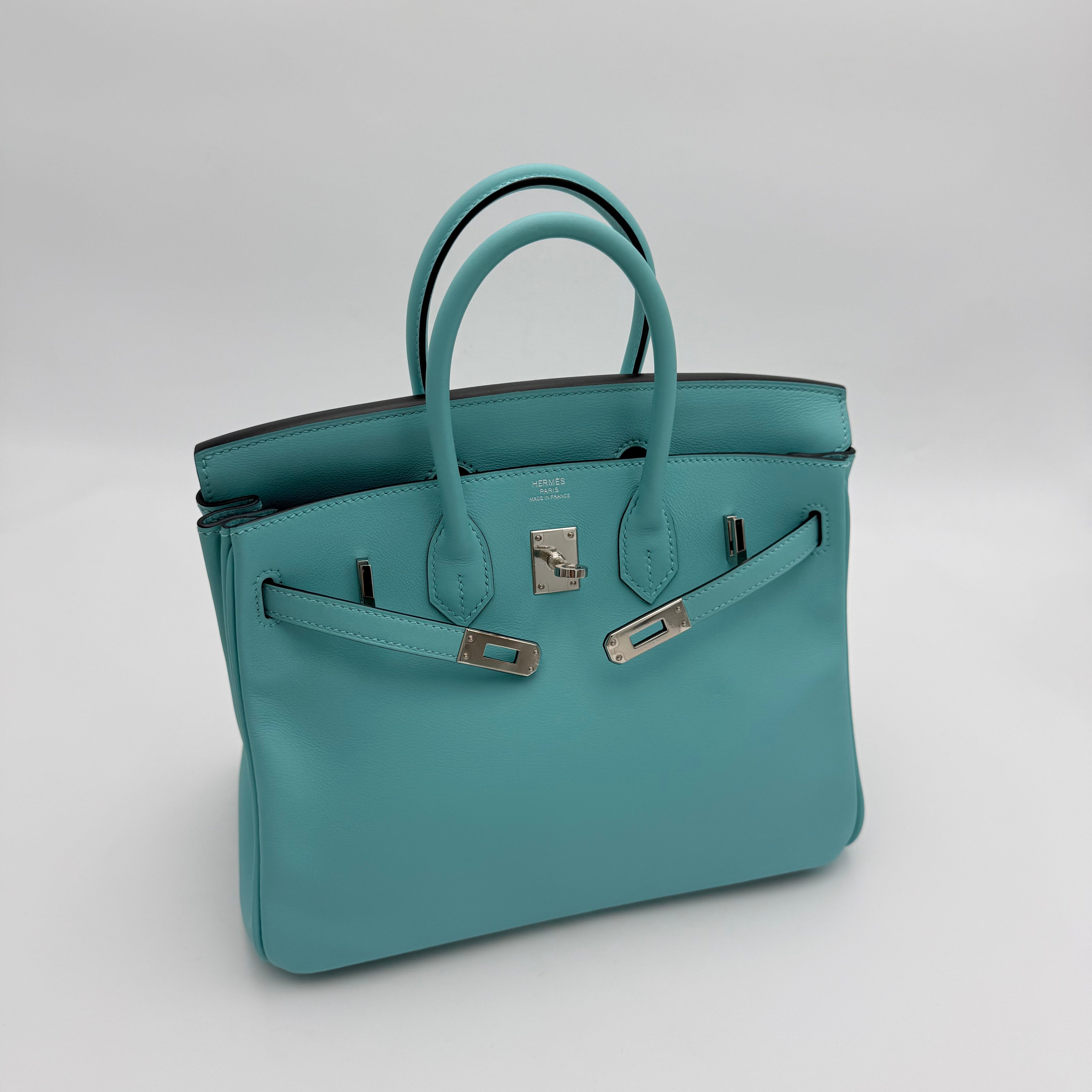 Hermès - Birkin 25 - Bleu atoll