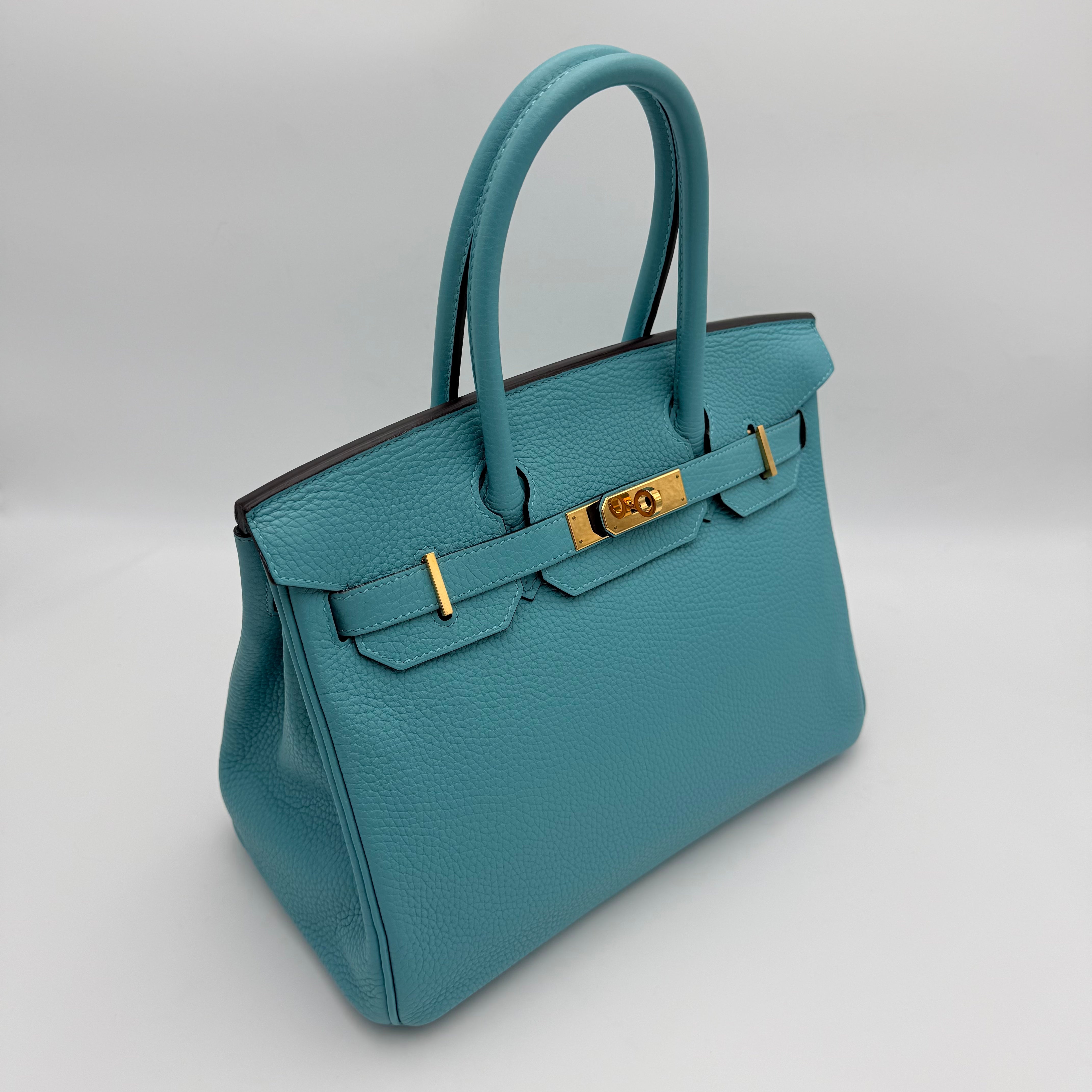 Hermès - Birkin 30 - Bleu atoll