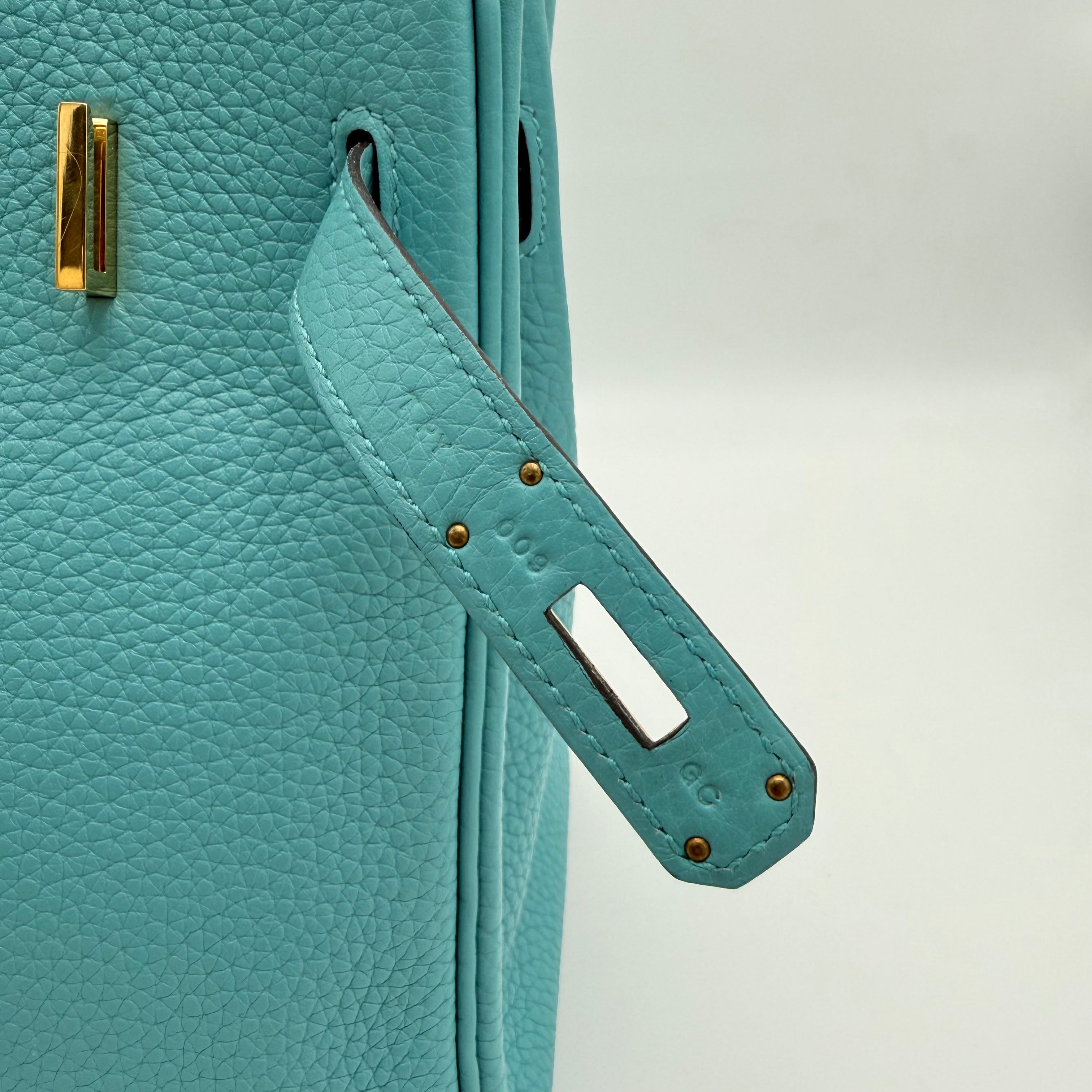 Hermès - Birkin 30 - Bleu atoll