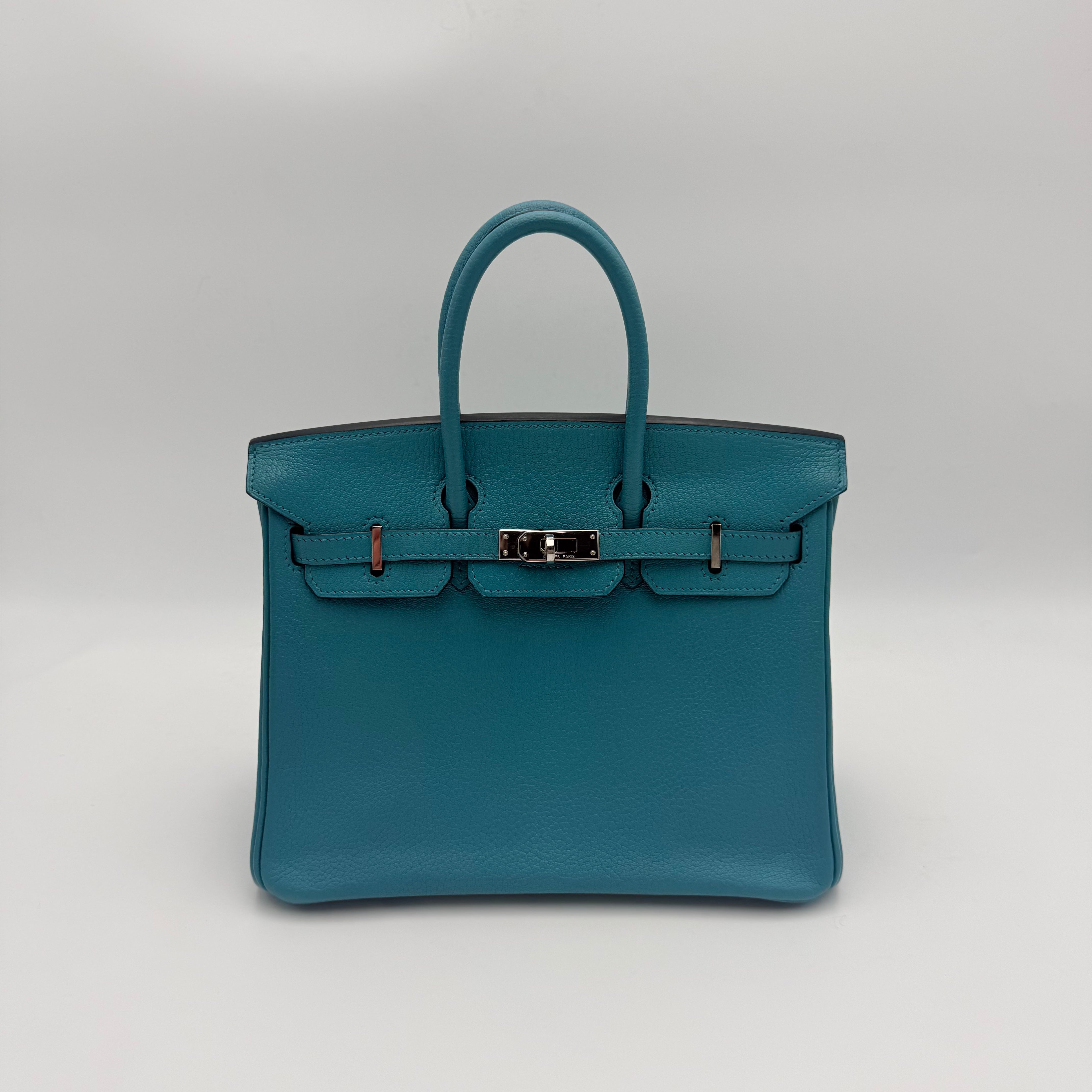 HERMÈS - BIRKIN 25 - TURQUOISE