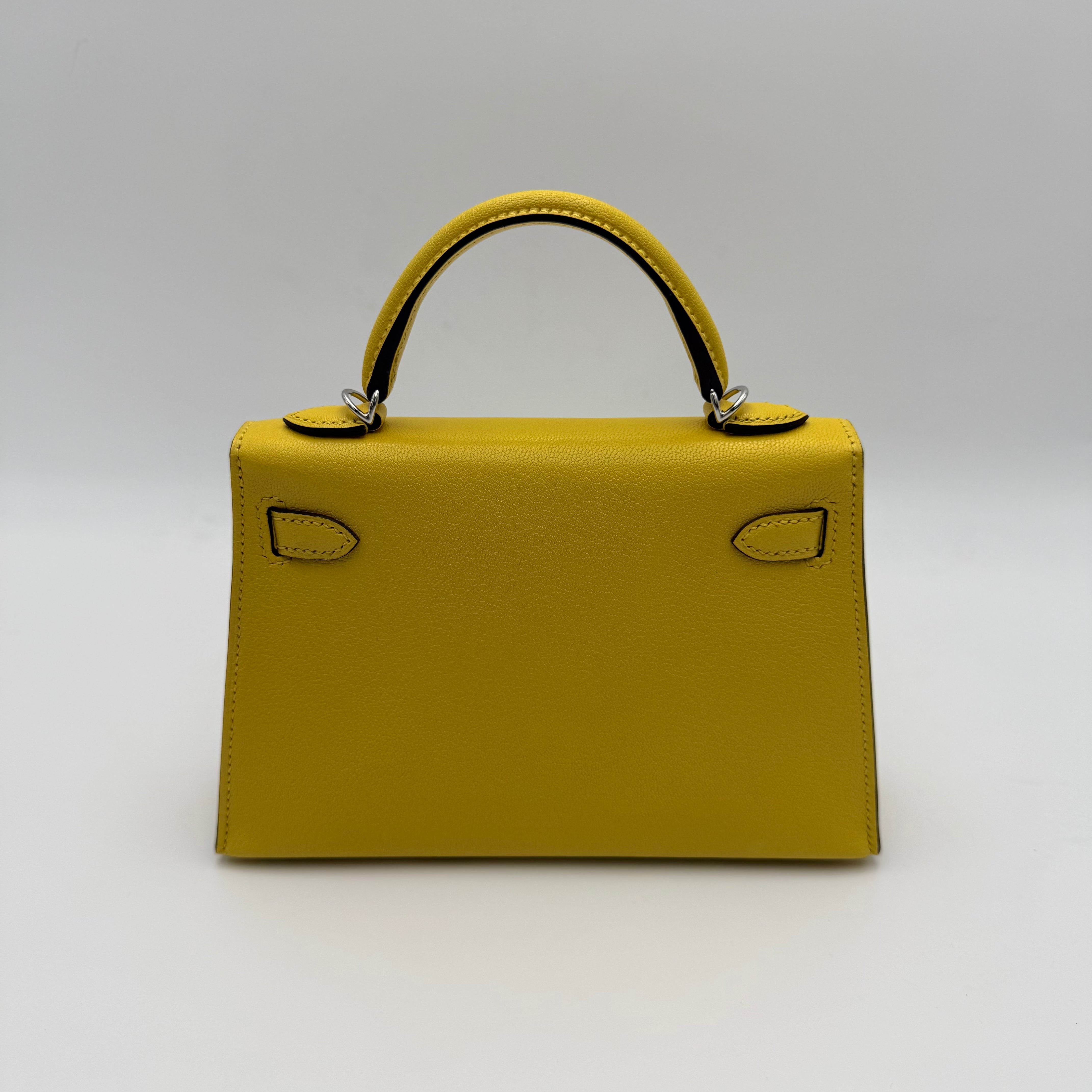 Hermès - Mini Kelly - Jaune de Naples