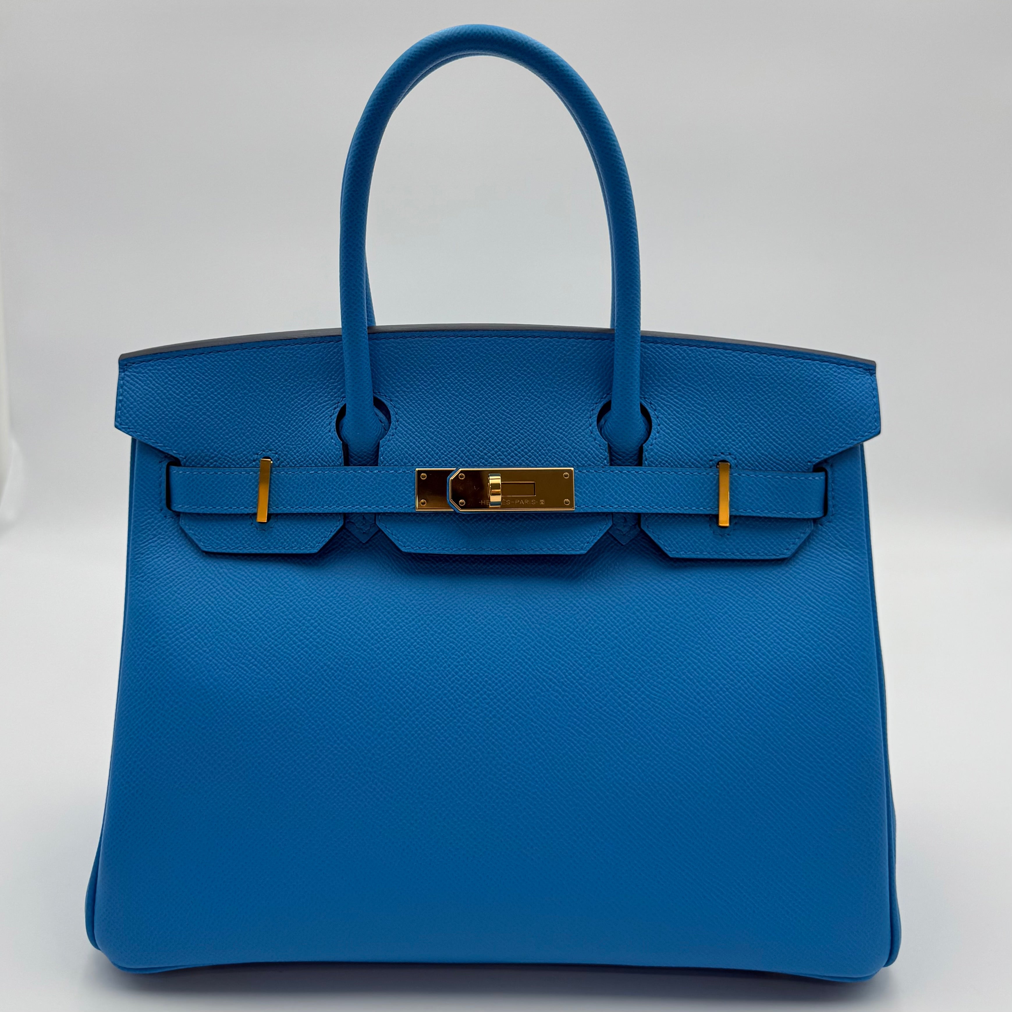 Hermès - Birkin 30 - Bleu Frida