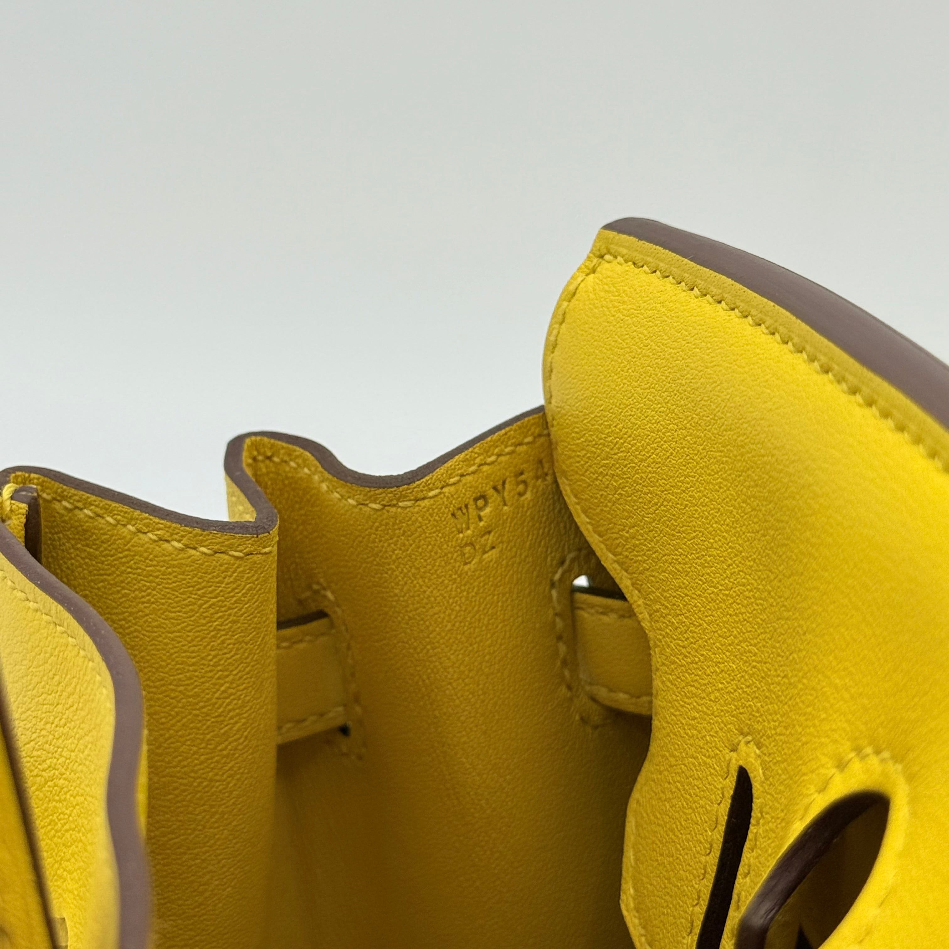 Hermès - Birkin 25 - Jaune de Naples