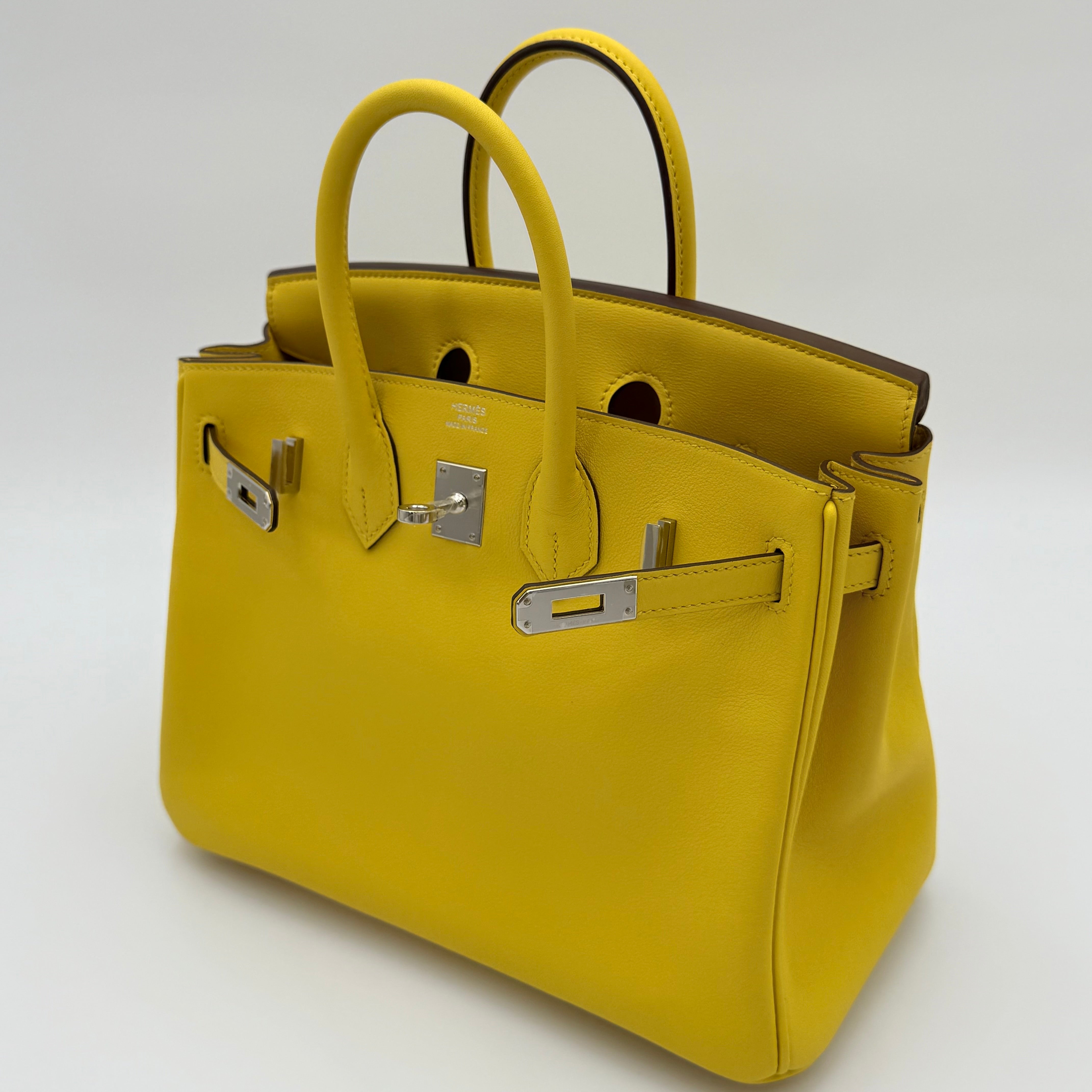 Hermès - Birkin 25 - Jaune de Naples