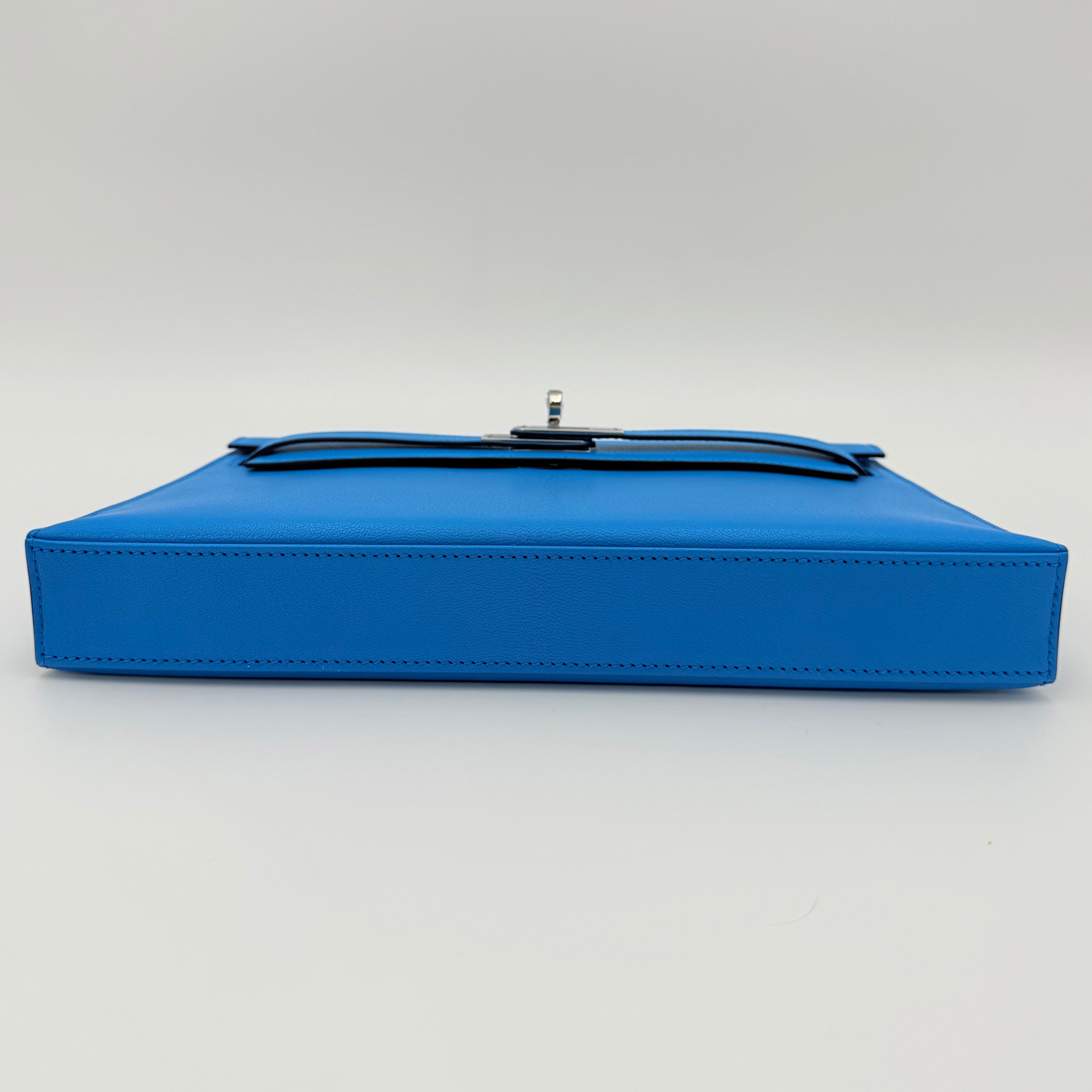 Hermès - Kelly élan - Bleu frida