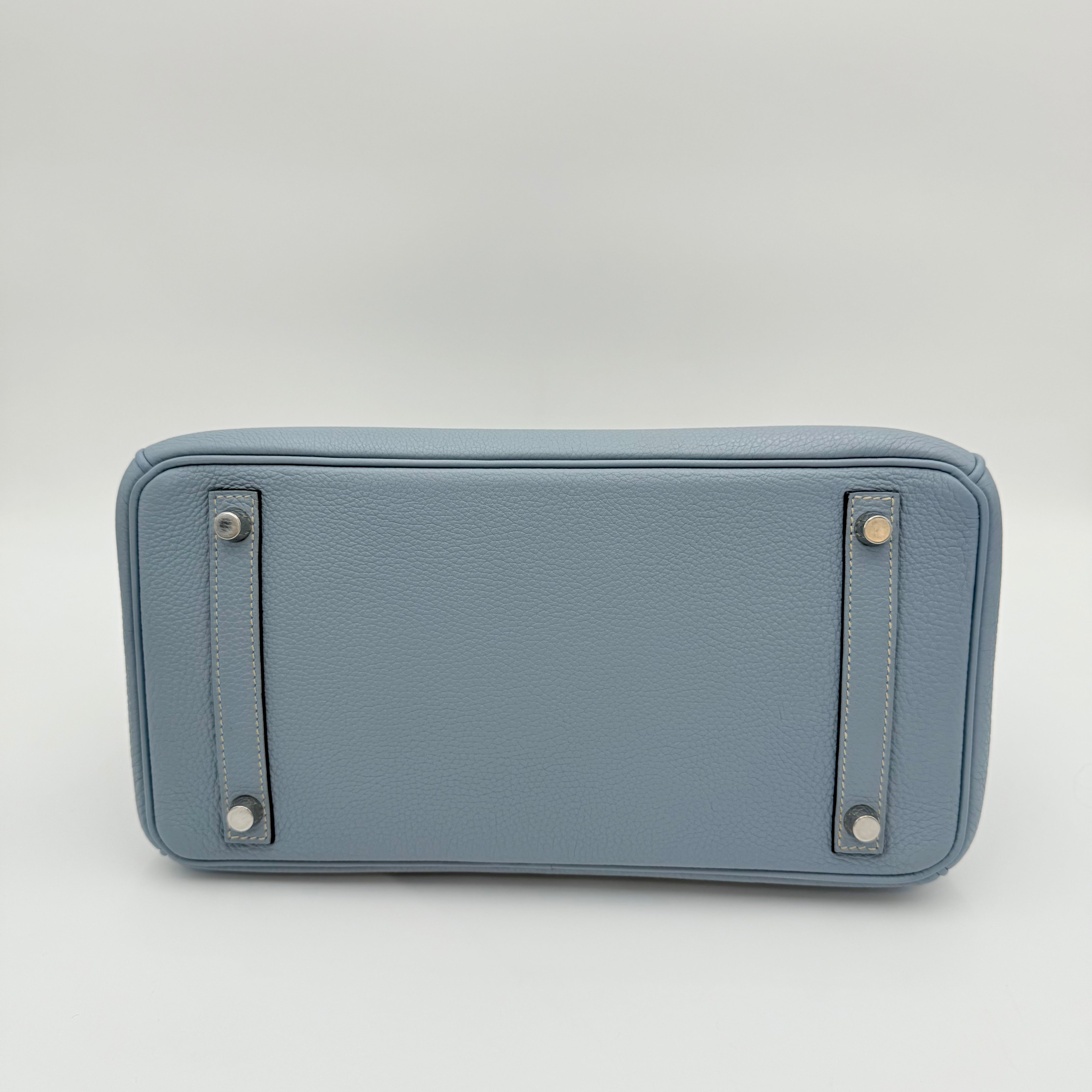 Hermès - Birkin 30 - Bleu lin