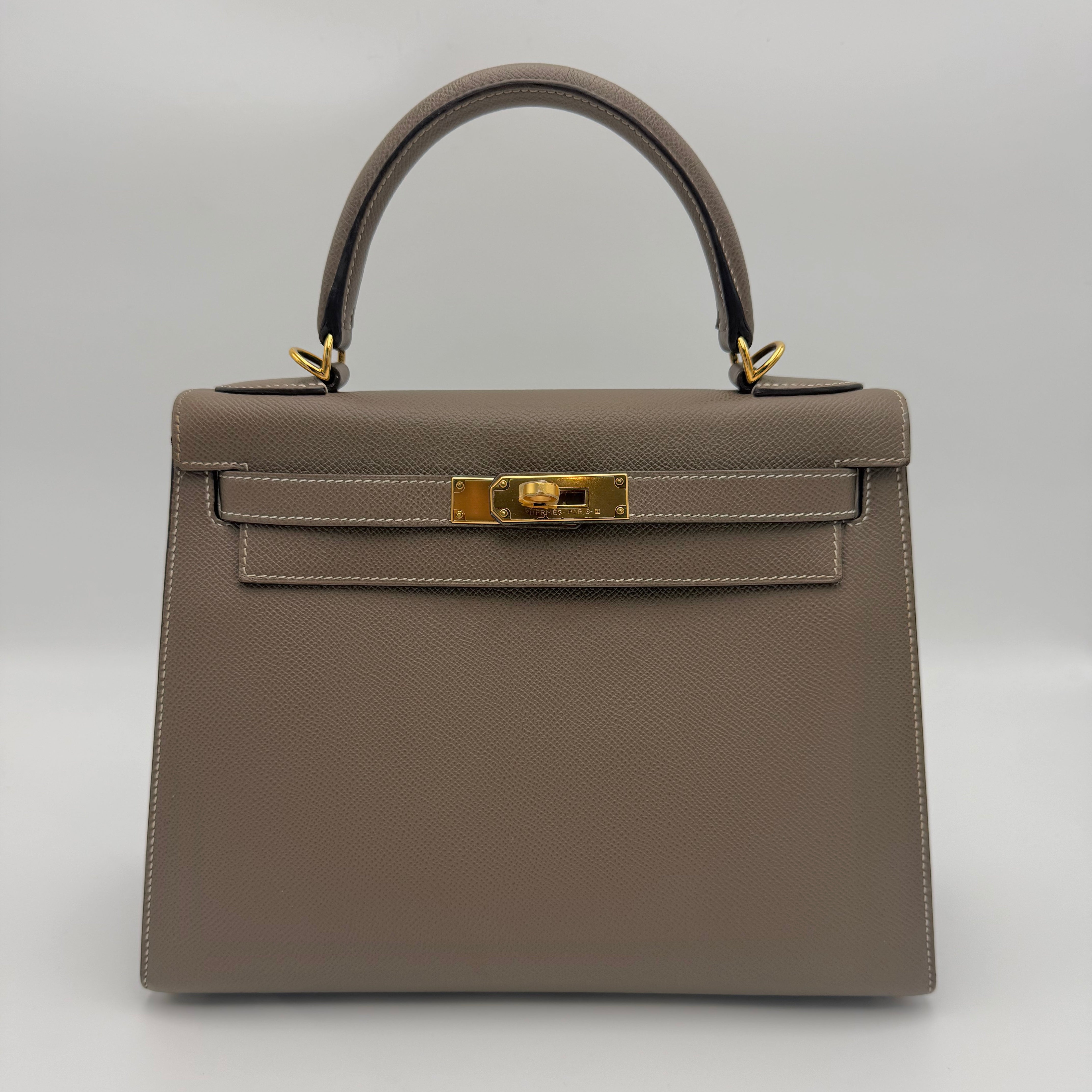 HERMÈS - KELLY 28 - ÉTOUPE