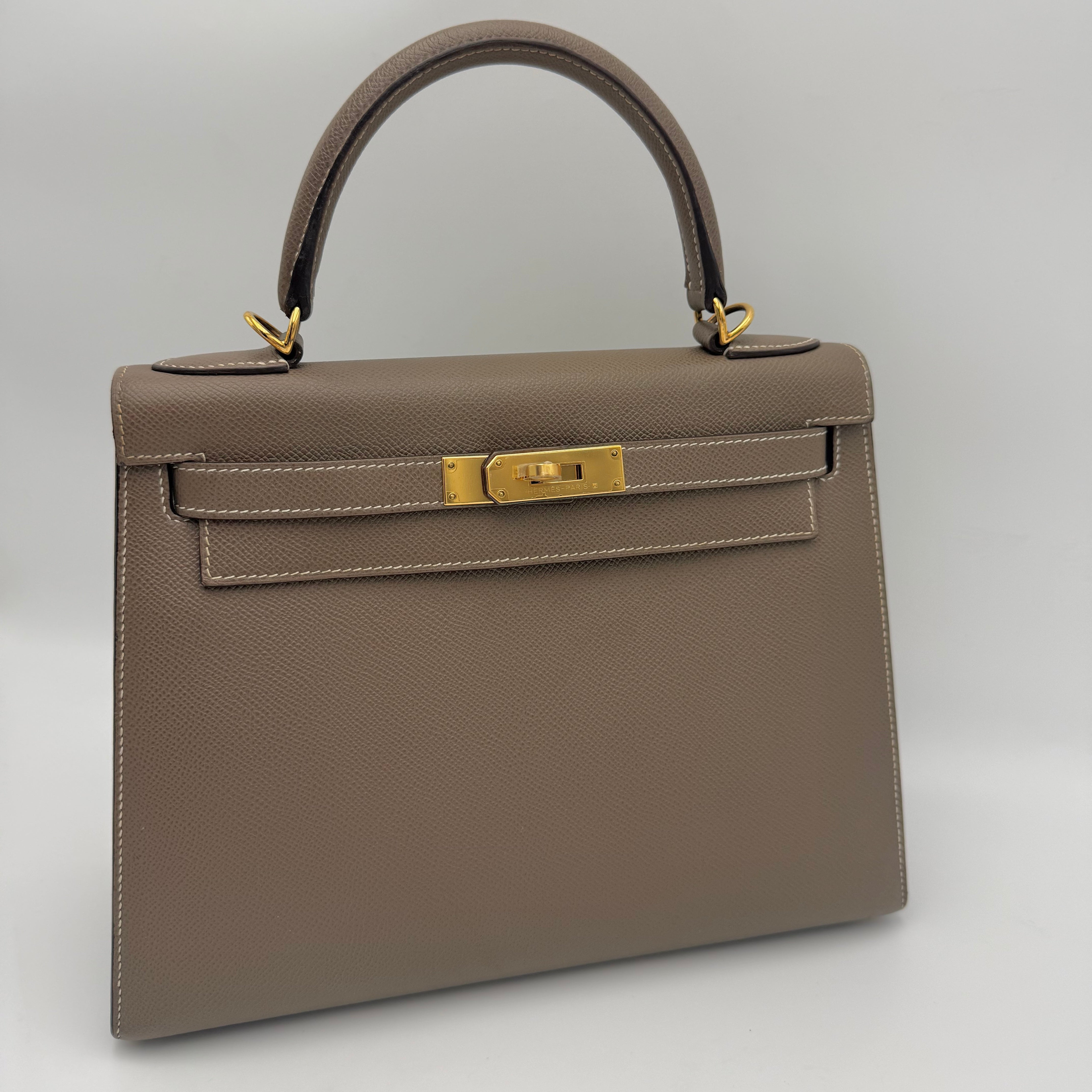 HERMÈS - KELLY 28 - ÉTOUPE