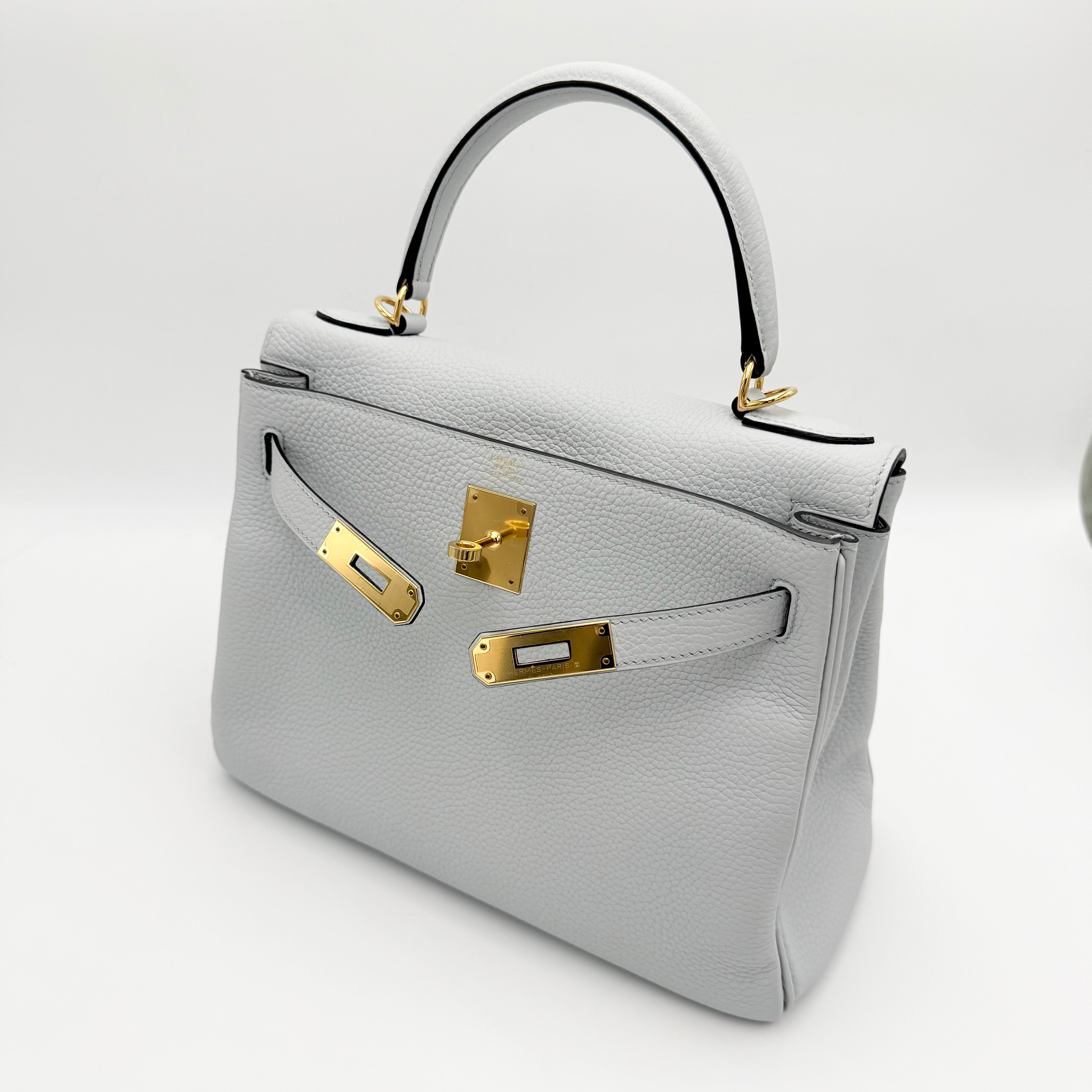 Hermès - Kelly 28 -Bleu pâle