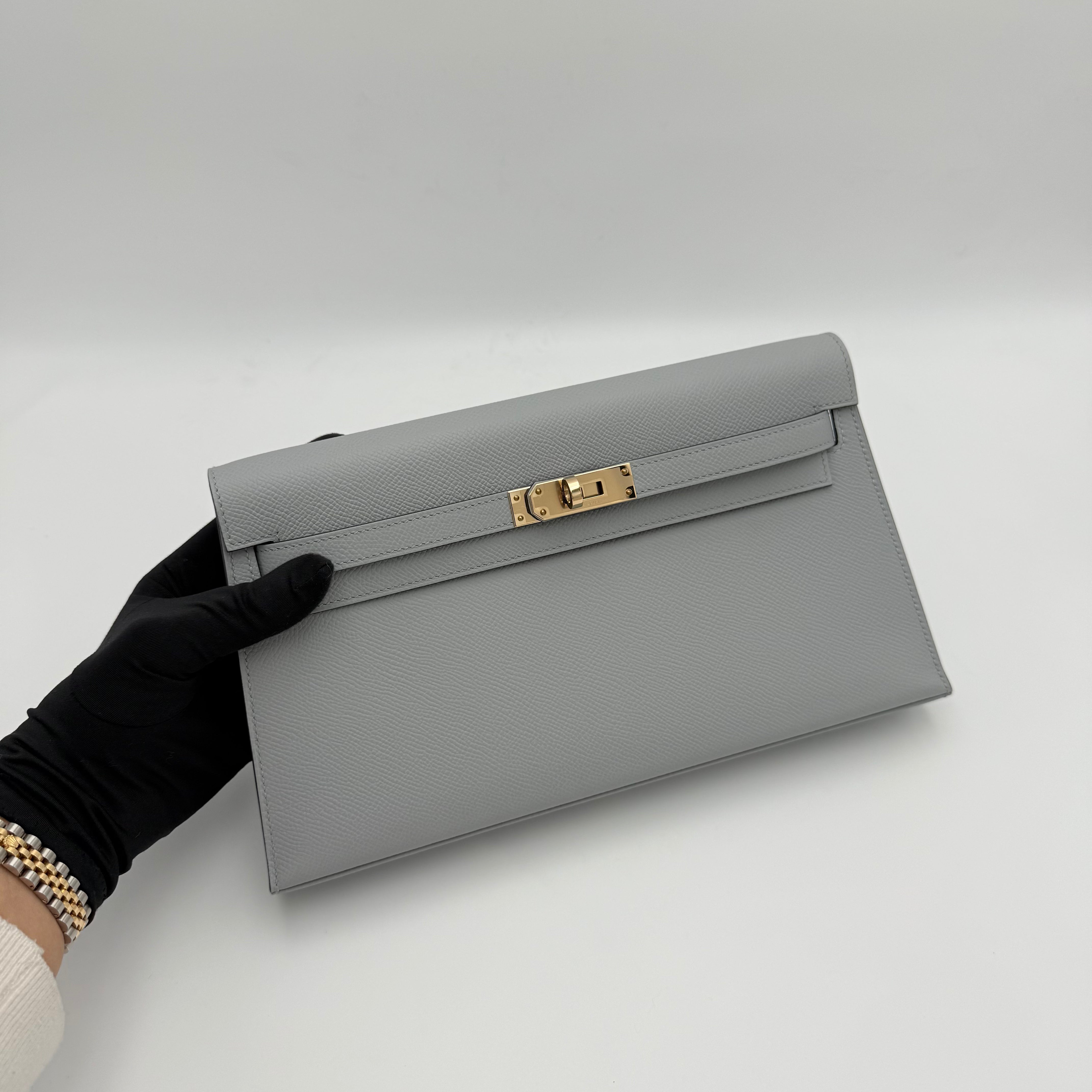 Hermès - Kelly Élan - Bleu glacier