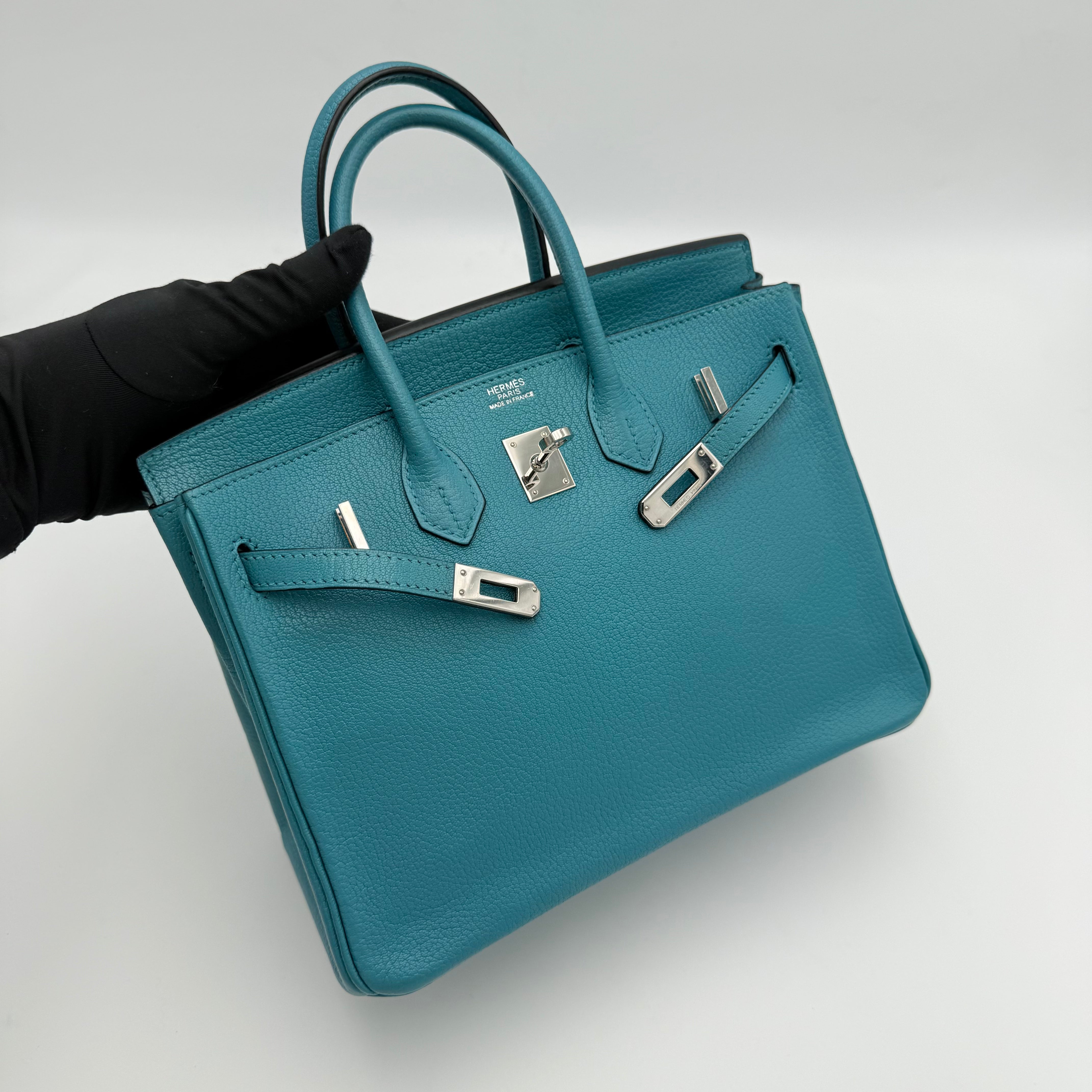 HERMÈS - BIRKIN 25 - TURQUOISE