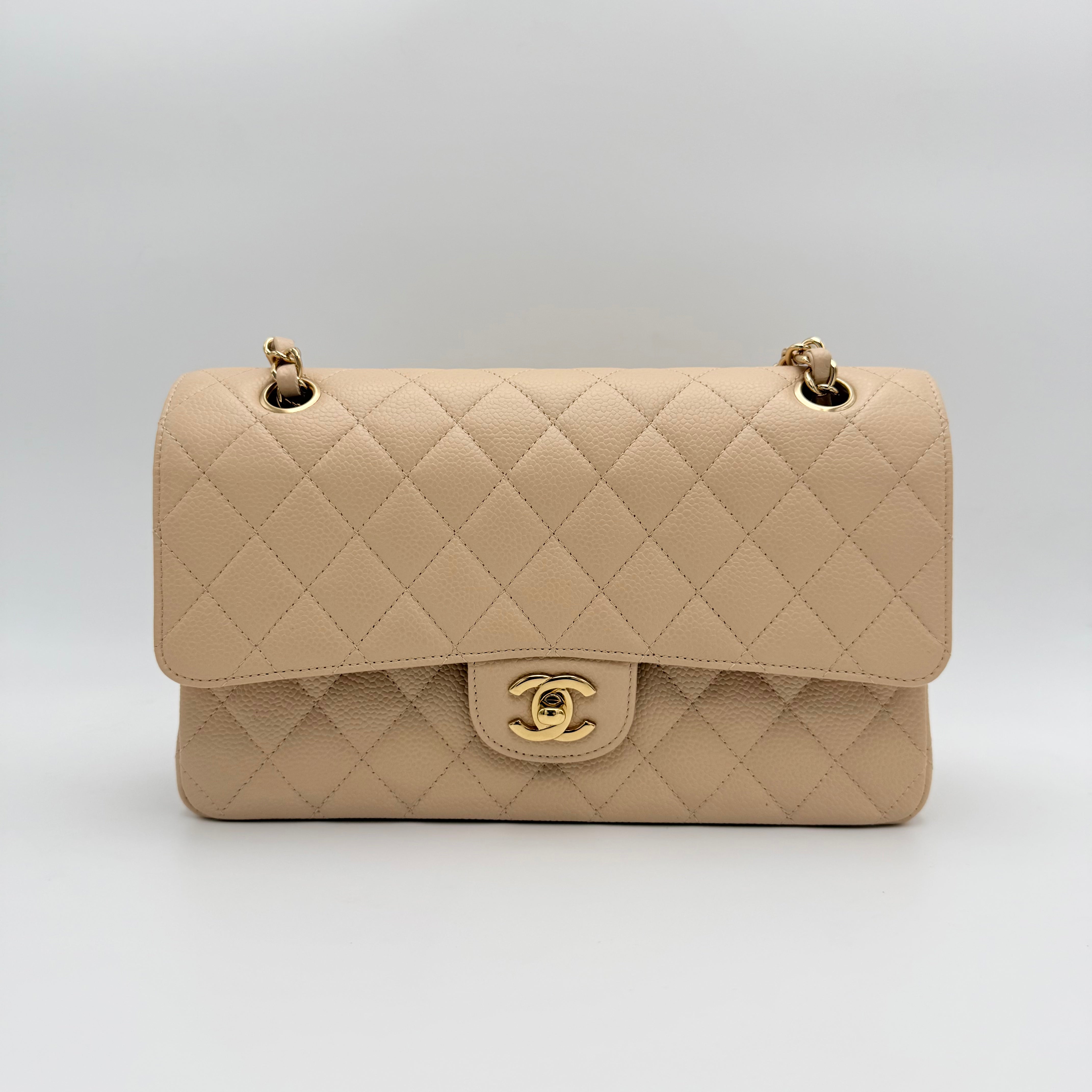 Chanel - Double flap - Beige