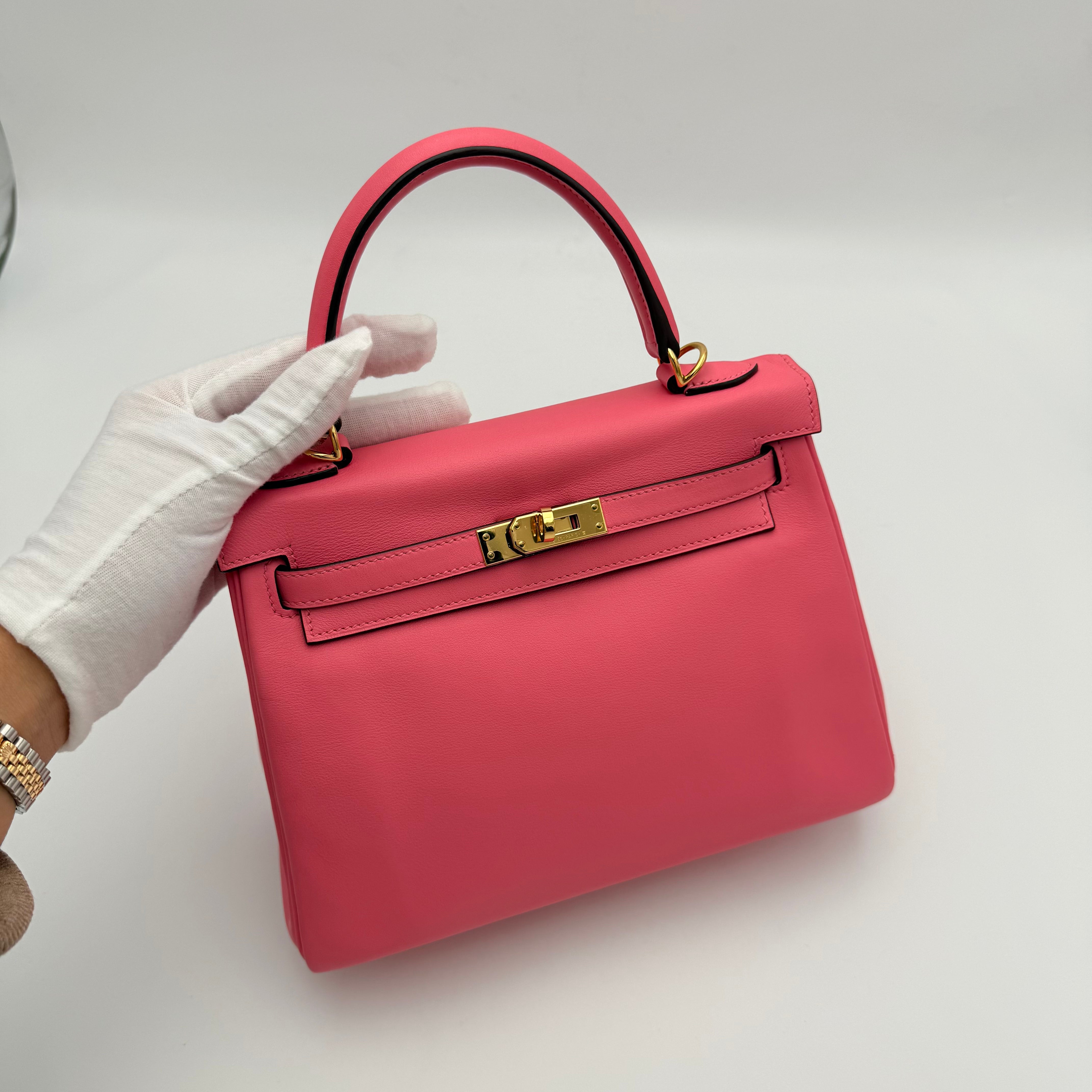 Hermès - Kelly 25 - Rose azalée