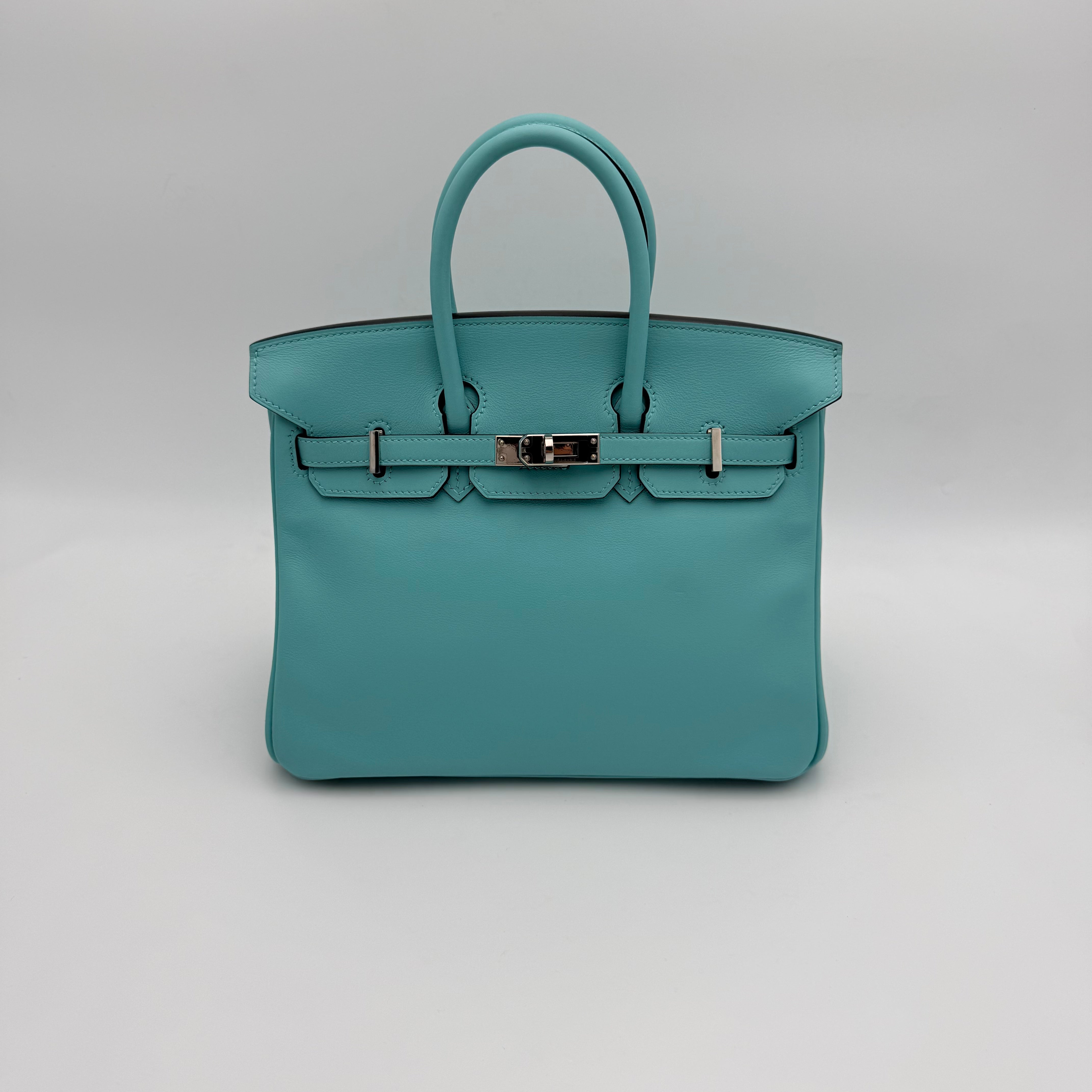Hermès - Birkin 25 - Bleu atoll