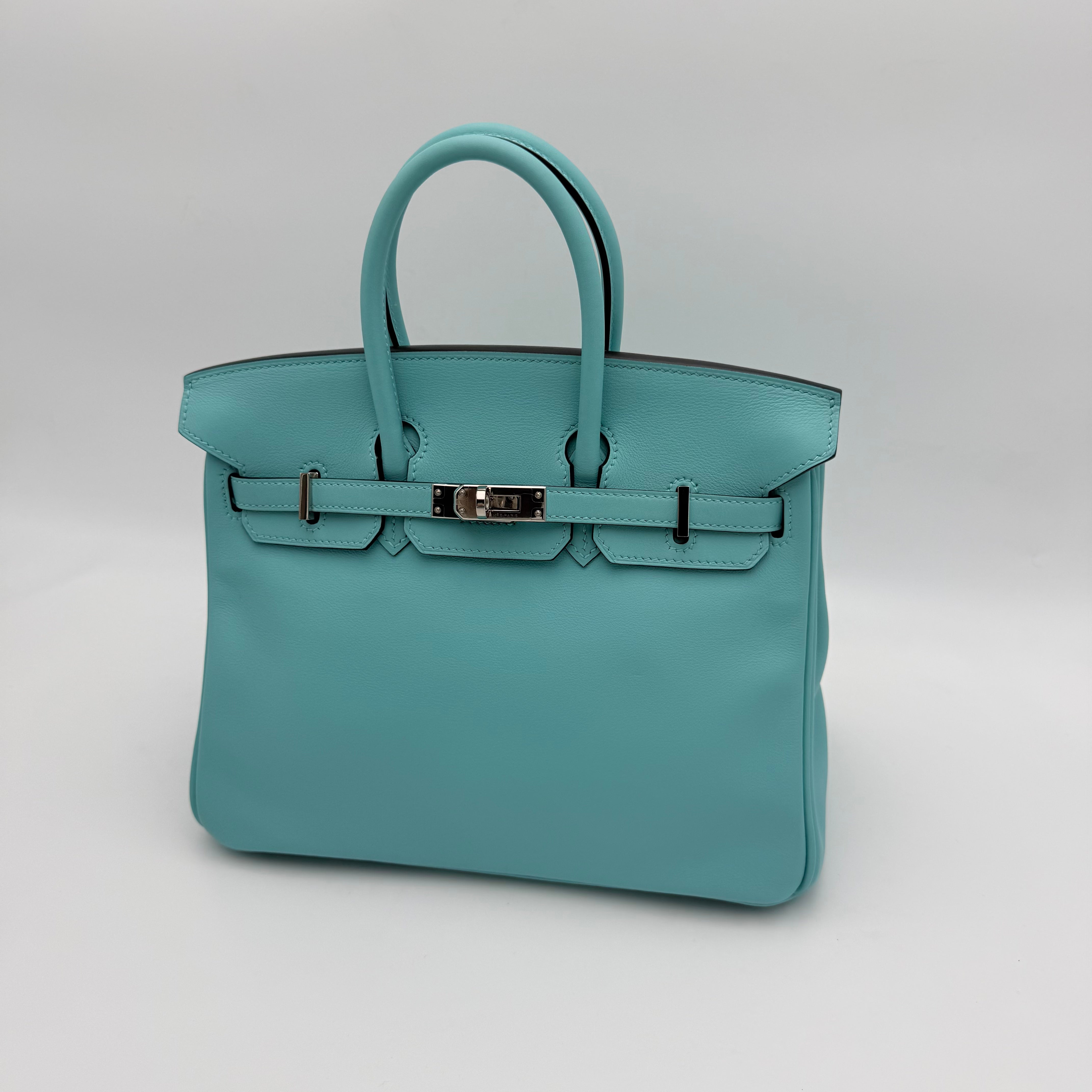 Hermès - Birkin 25 - Bleu atoll