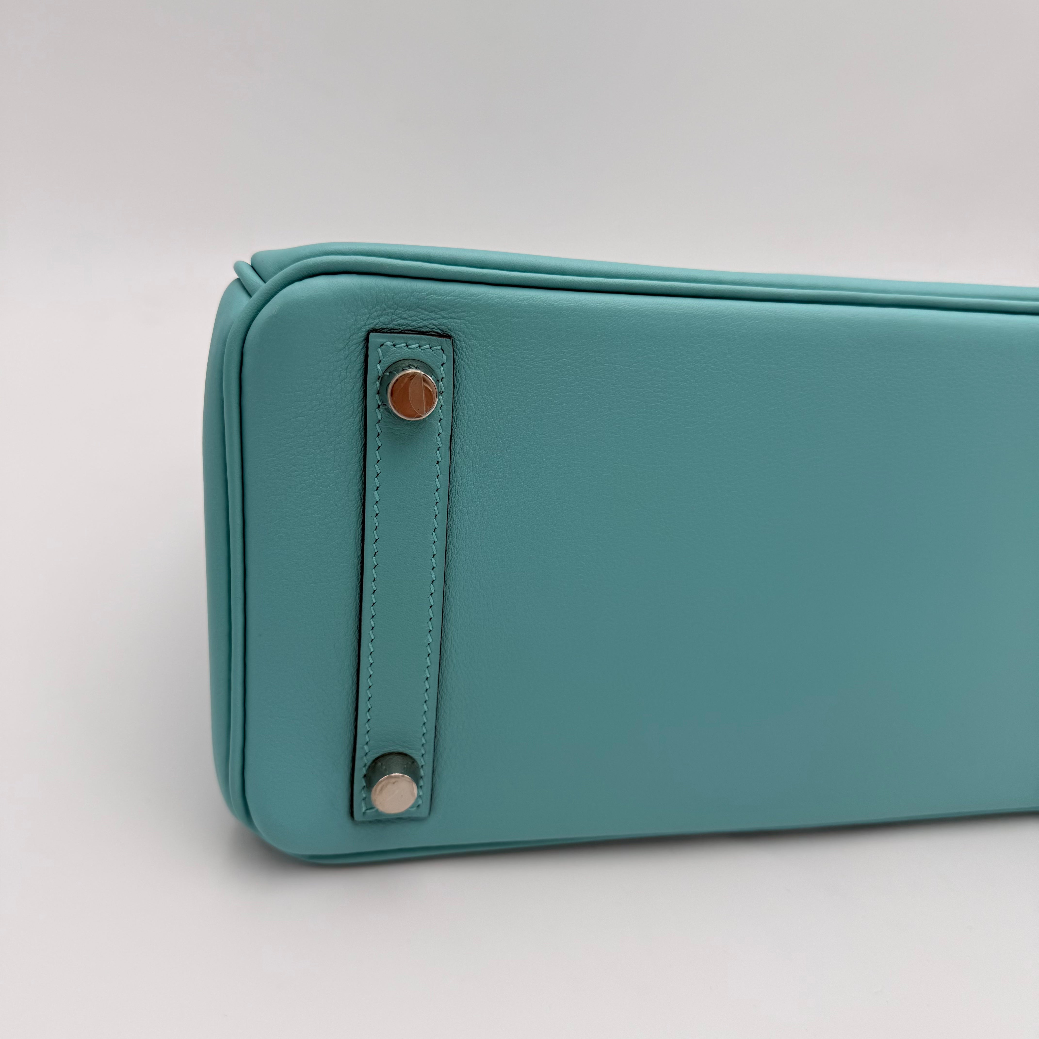 Hermès - Birkin 25 - Bleu atoll