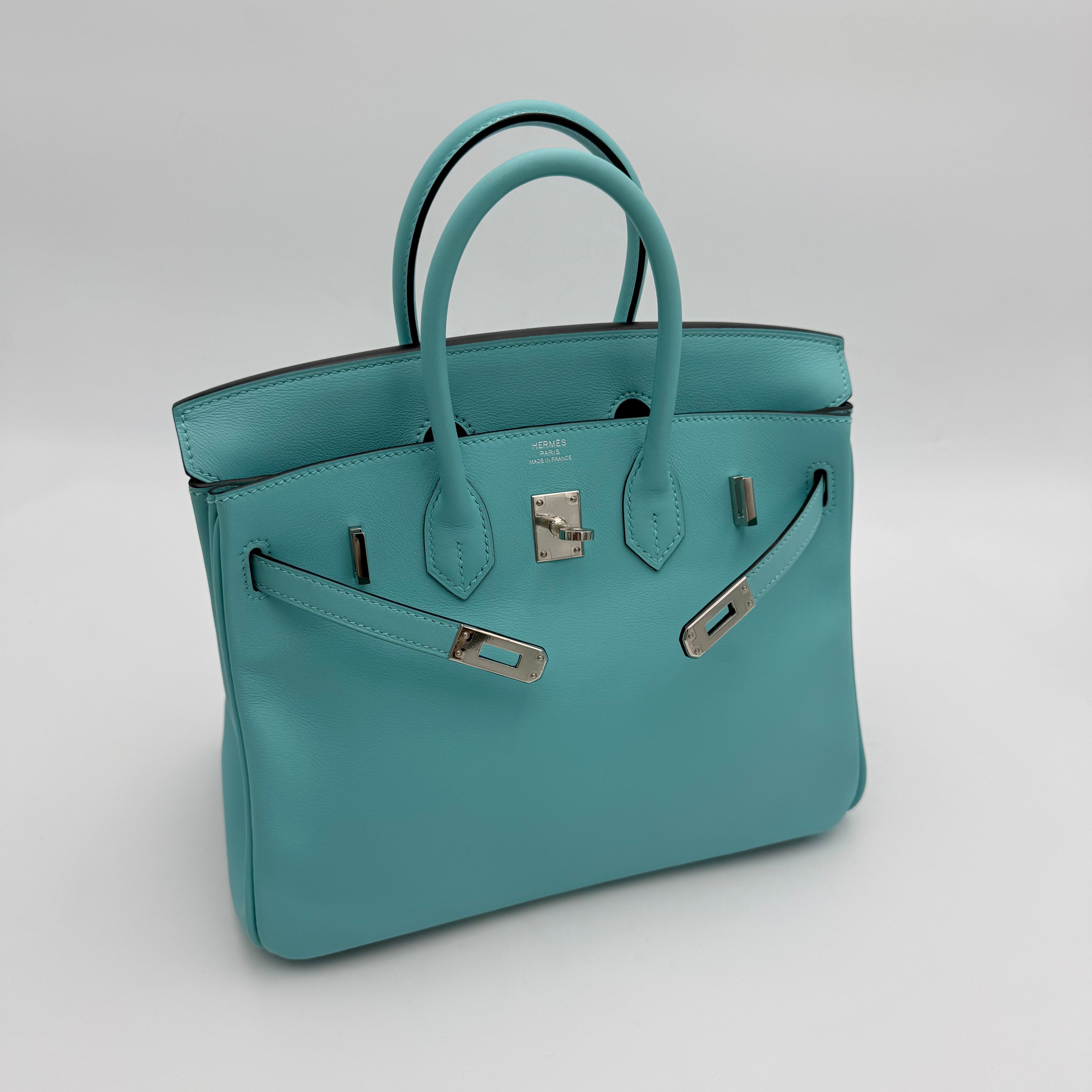 Hermès - Birkin 25 - Bleu atoll
