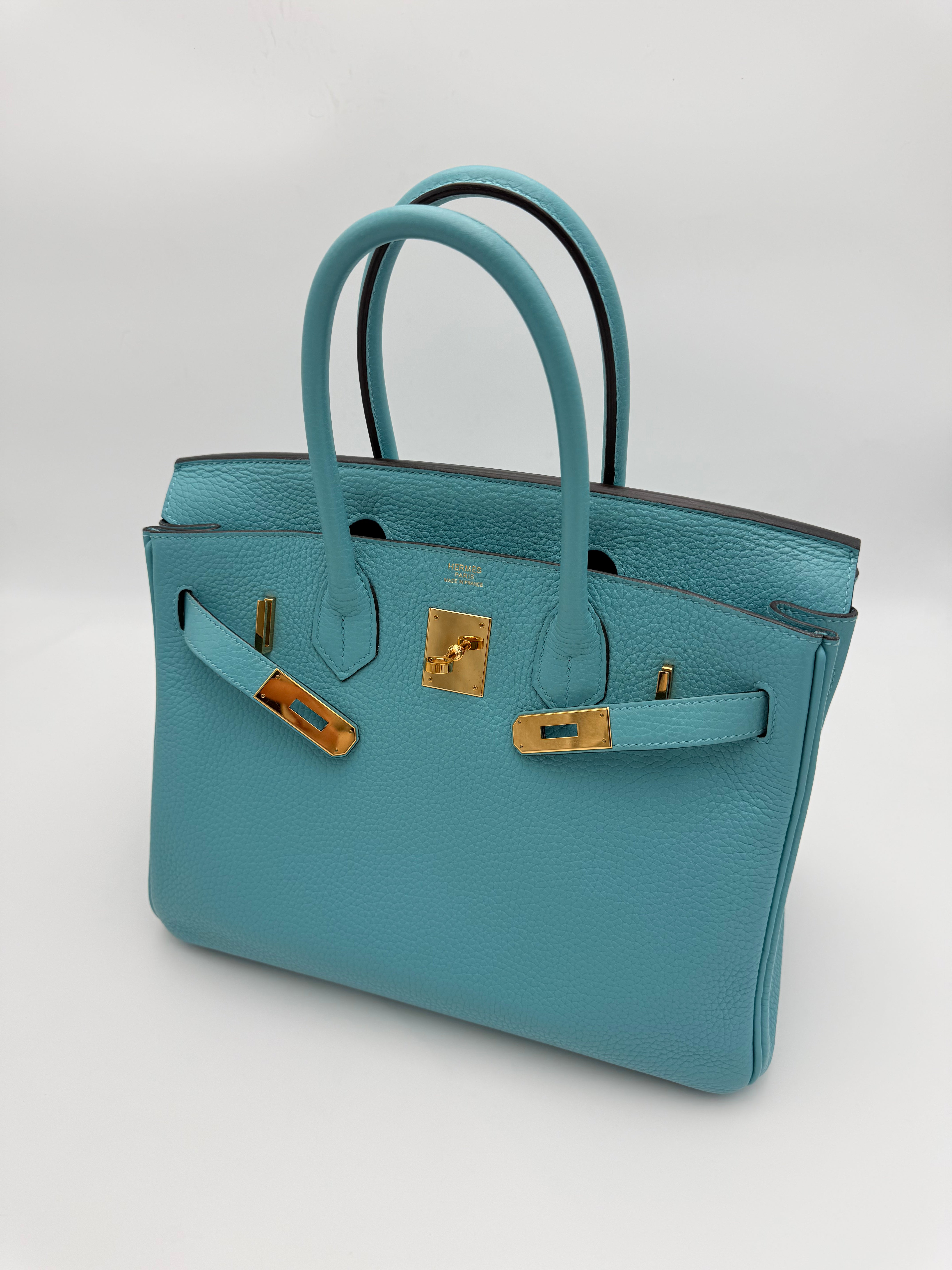 Hermès - Birkin 30 - Bleu atoll