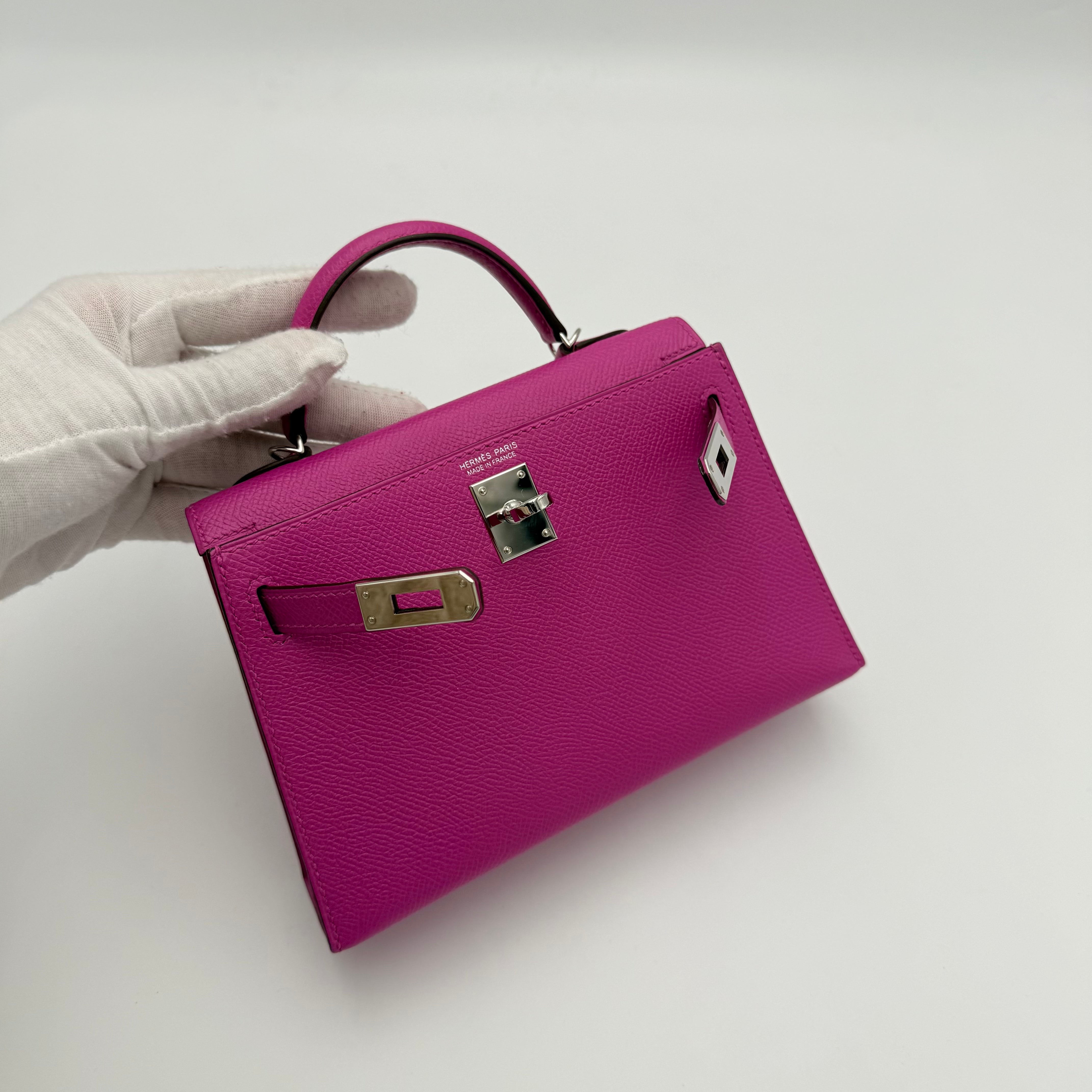 Hermès - Mini Kelly - lila Rose