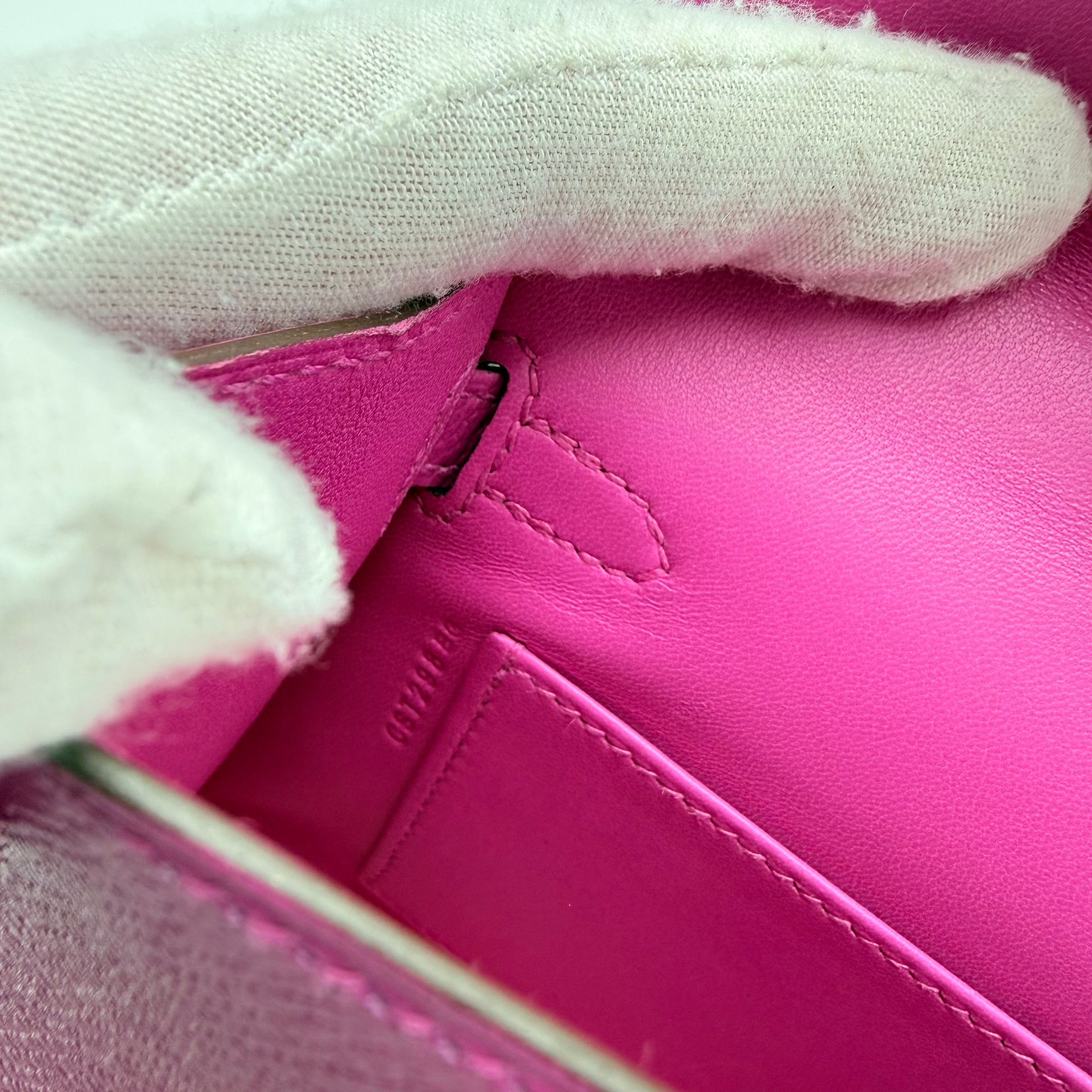 Hermès - Mini Kelly - rose pourpre