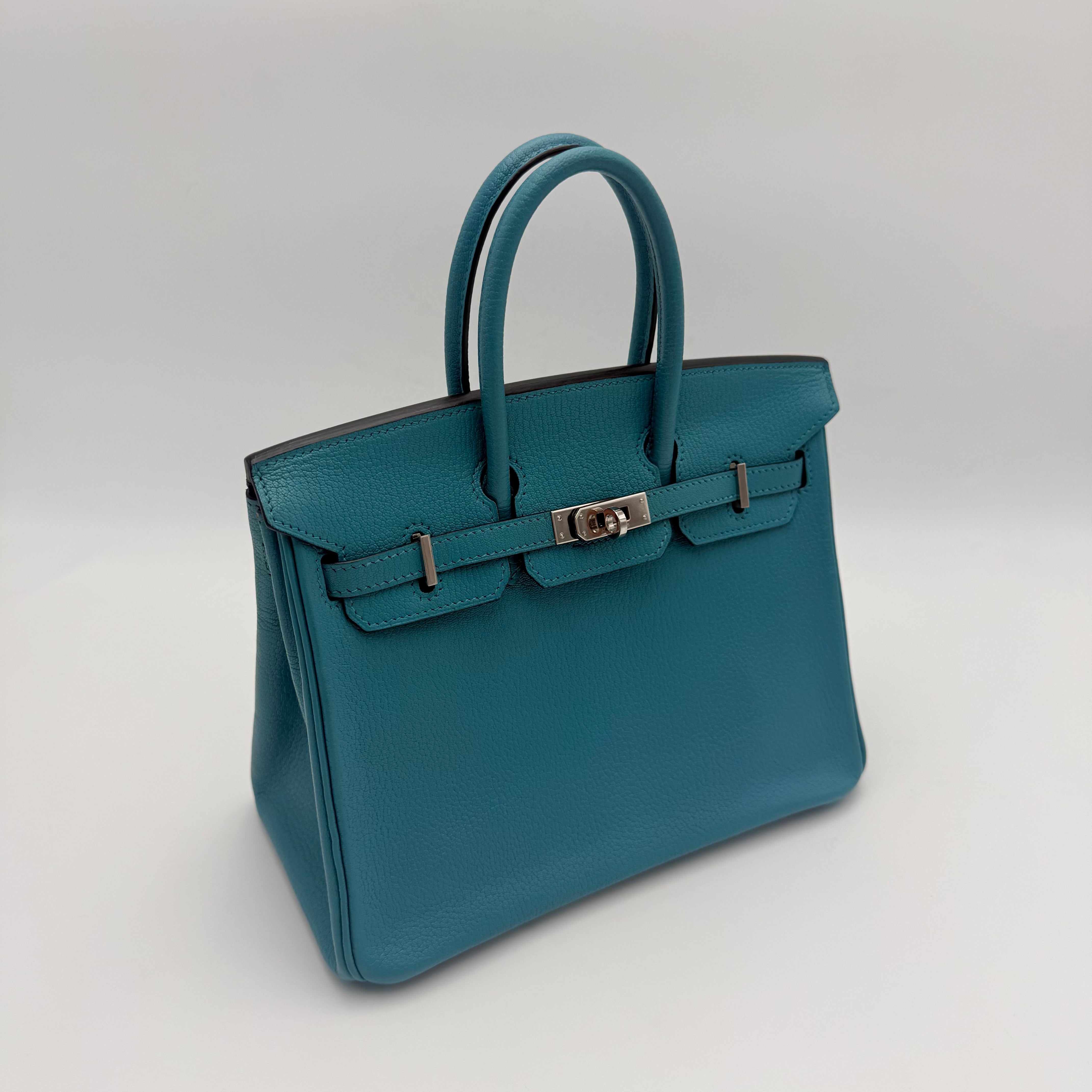 HERMÈS - BIRKIN 25 - TURQUOISE