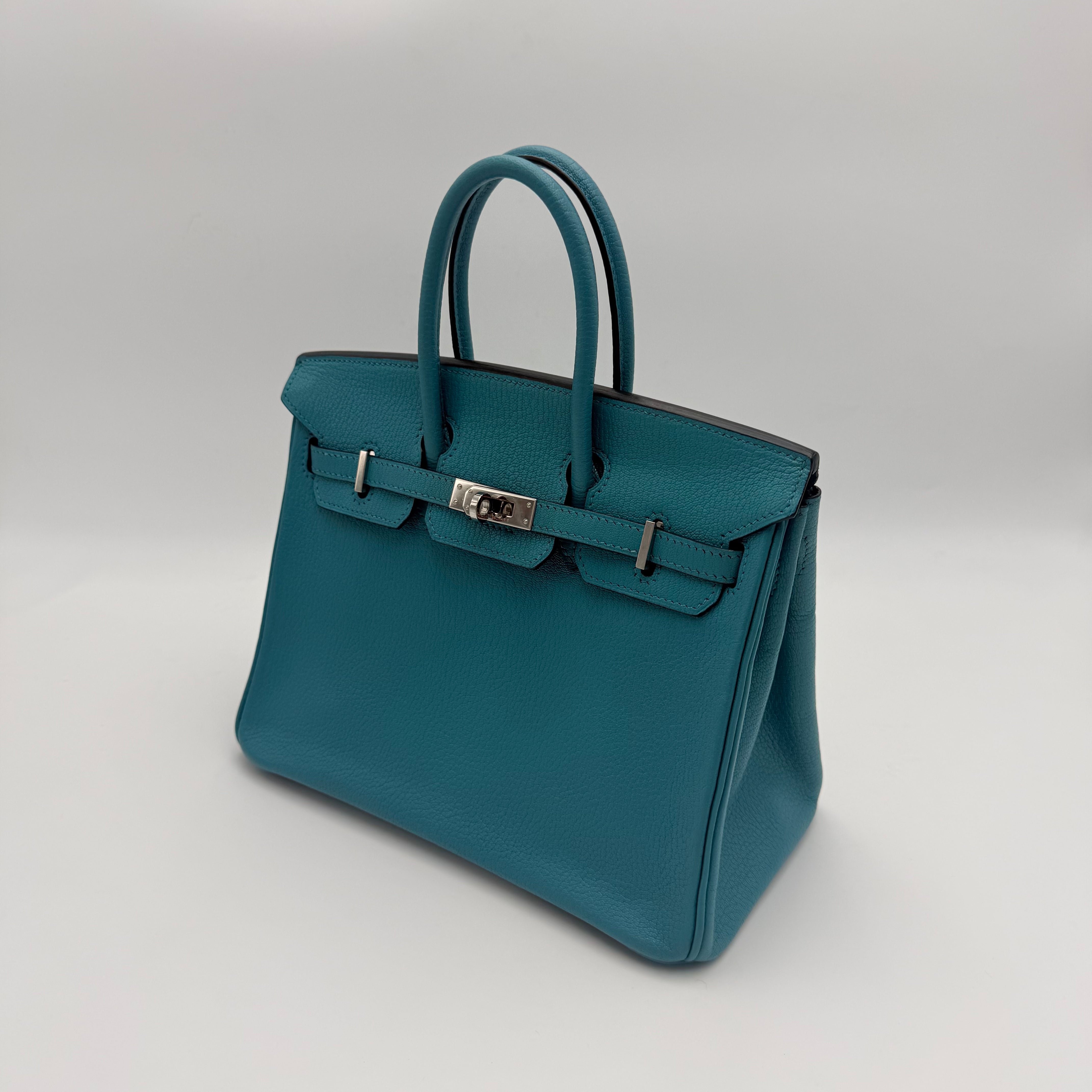 HERMÈS - BIRKIN 25 - TURQUOISE